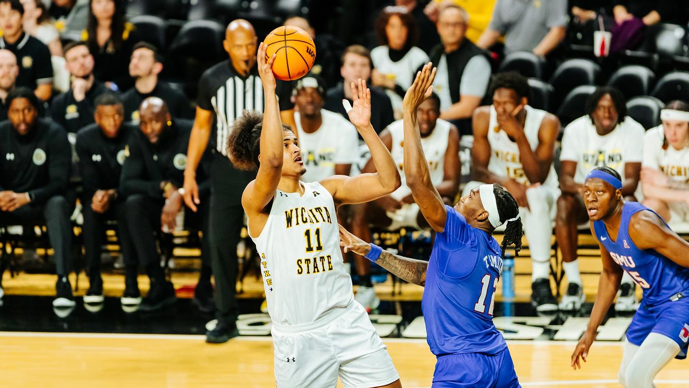 Two Wichita State Players Excel in Breaking SMU Mustangs 77-72 1 Kenny Pohto Wichita State