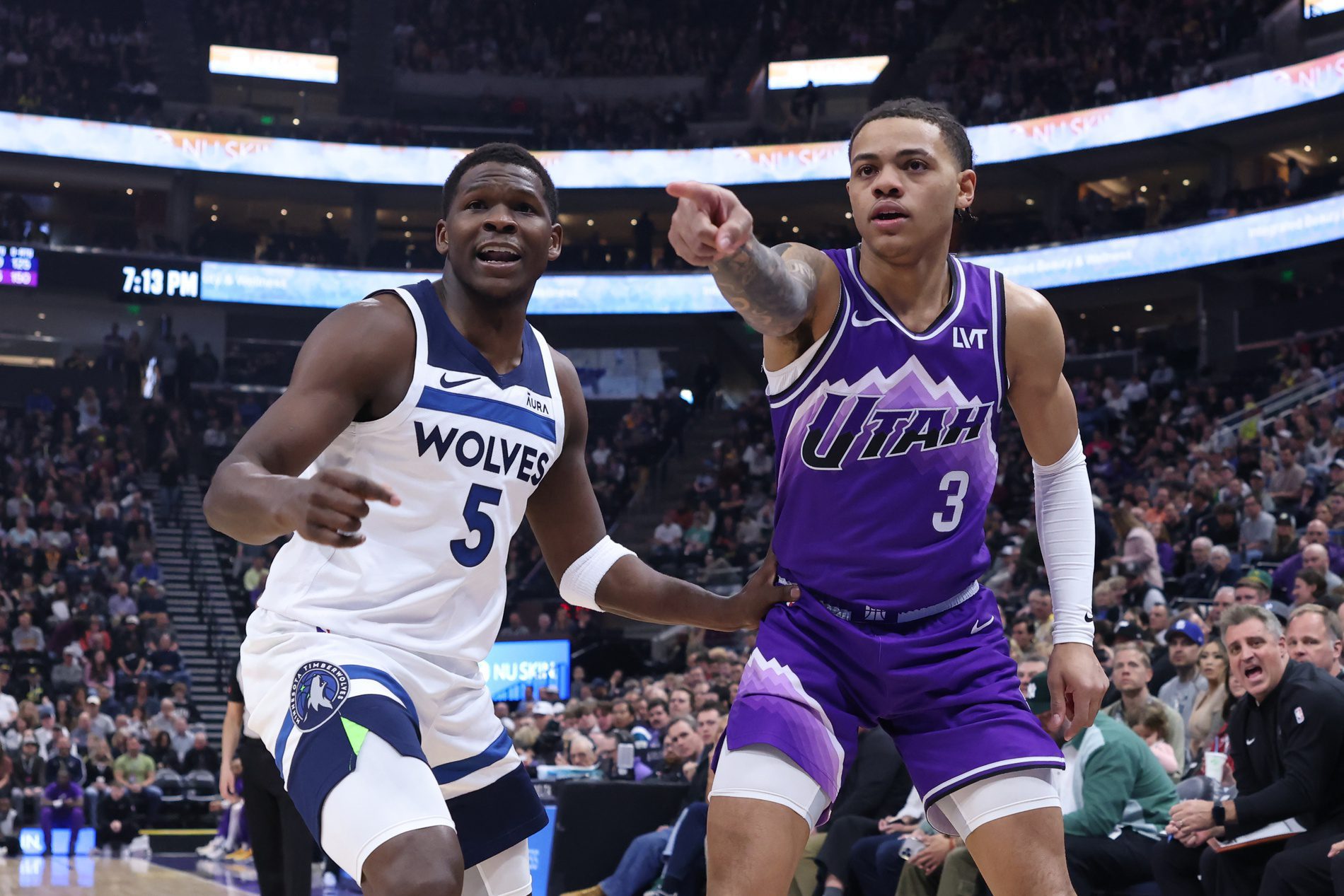 "He Could Find Better Growth Environment Elsewhere" - Utah Jazz Urged to Trade Rising Star Due to Backcourt Logjam 2 Anthony Edwards, Minnesota Timberwolves, Utah Jazz