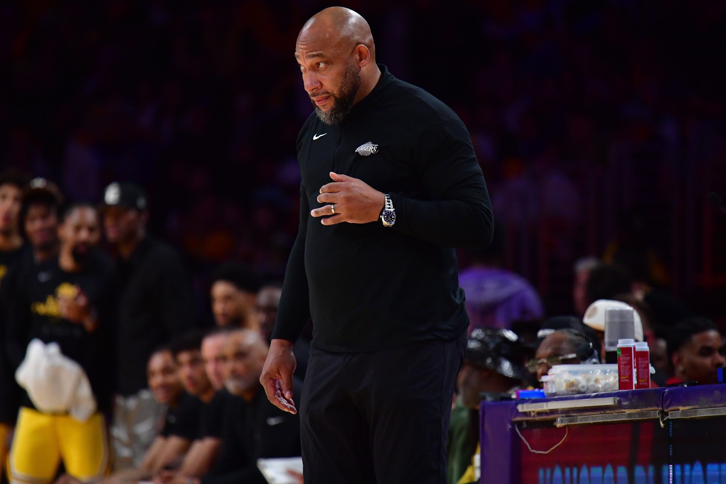 Los Angeles Lakers Fans Go After Darvin Ham With Wild Gesture Amid Game 3 Debacle vs Nuggets 3 Los Angeles Lakers, Darvin Ham, Los Angeles Lakers news, Darvin Ham news, Lakers Nuggets