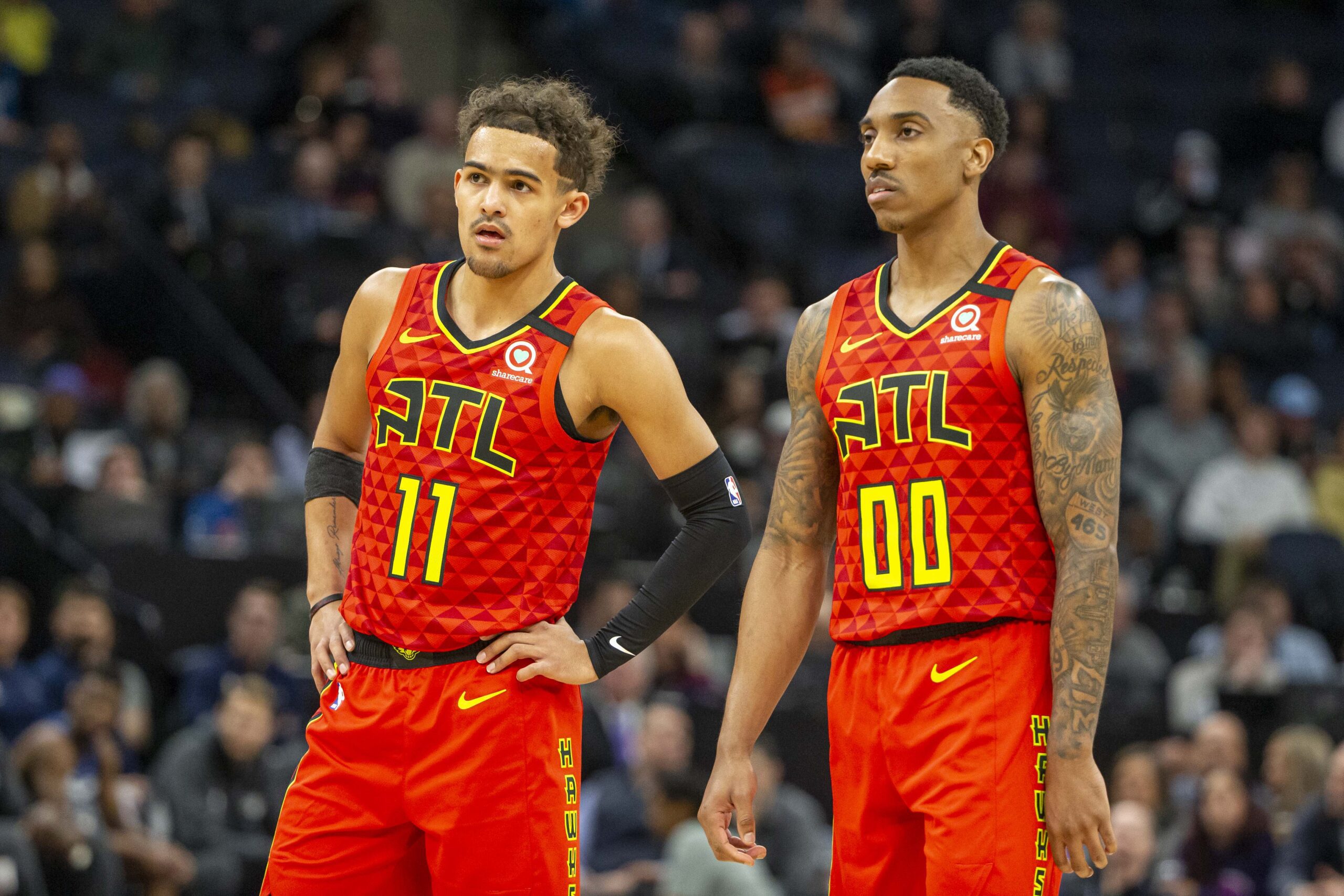 “Causes Too Much Havoc” - Former Atlanta Hawks Star Picks Guarding Kyrie Irving Over Stephen Curry 1 Atlanta Hawks, Trae Young, Jeff Teague