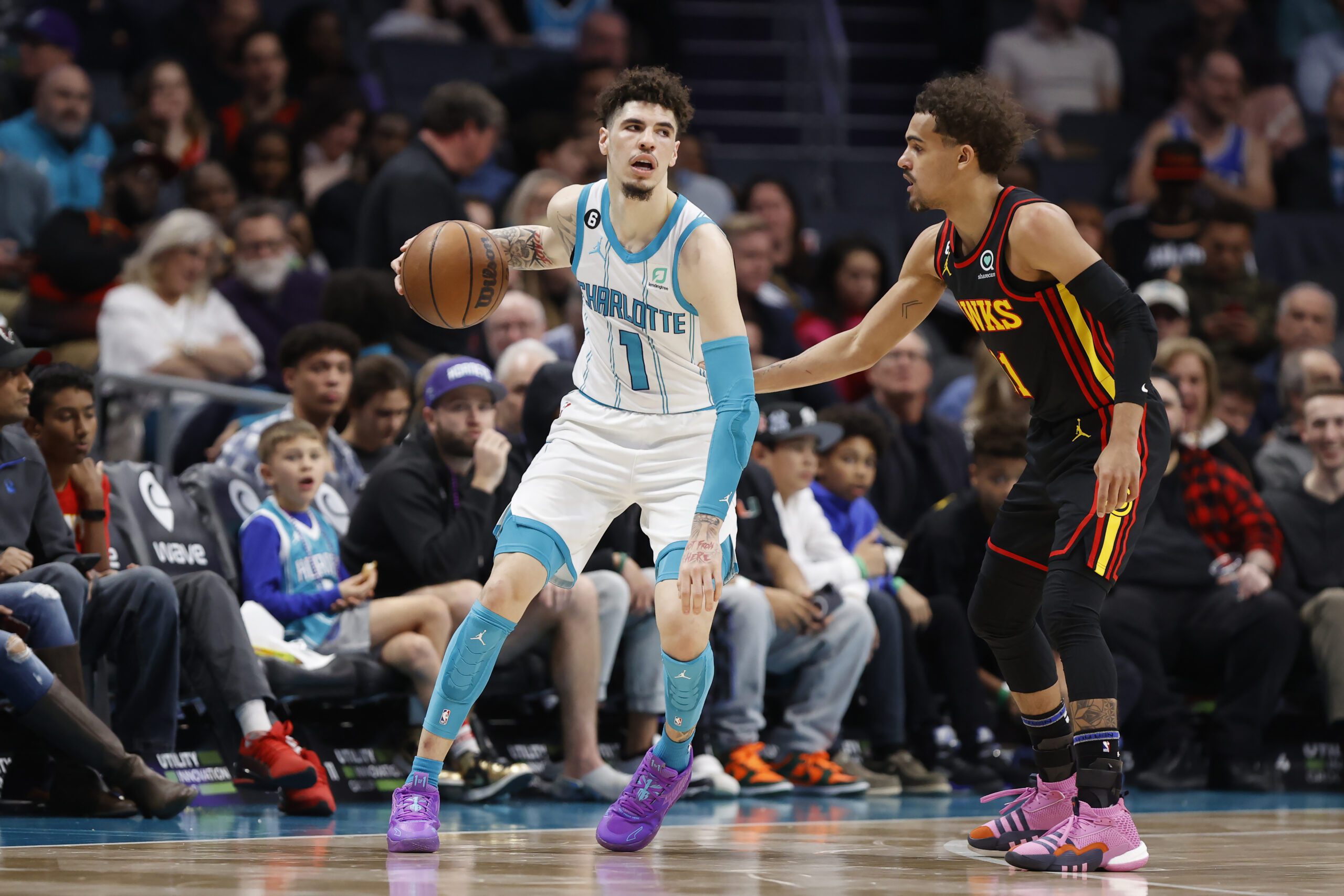 Charlotte Hornets, Lamelo Ball, Trae Young, Atlanta Hawks
