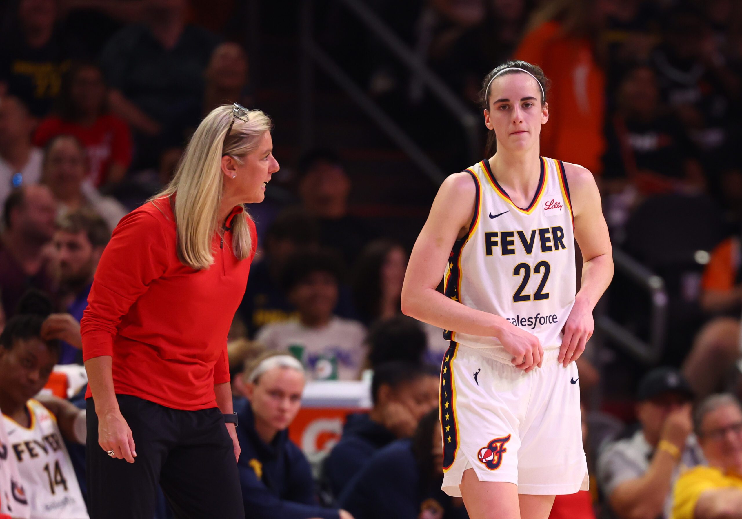 "That's A Lot To Take On": Caitlin Clark's Former Coach Praised By Sheryl Swoopes 1 Christie Sides, Caitlin Clark, Indiana Fever