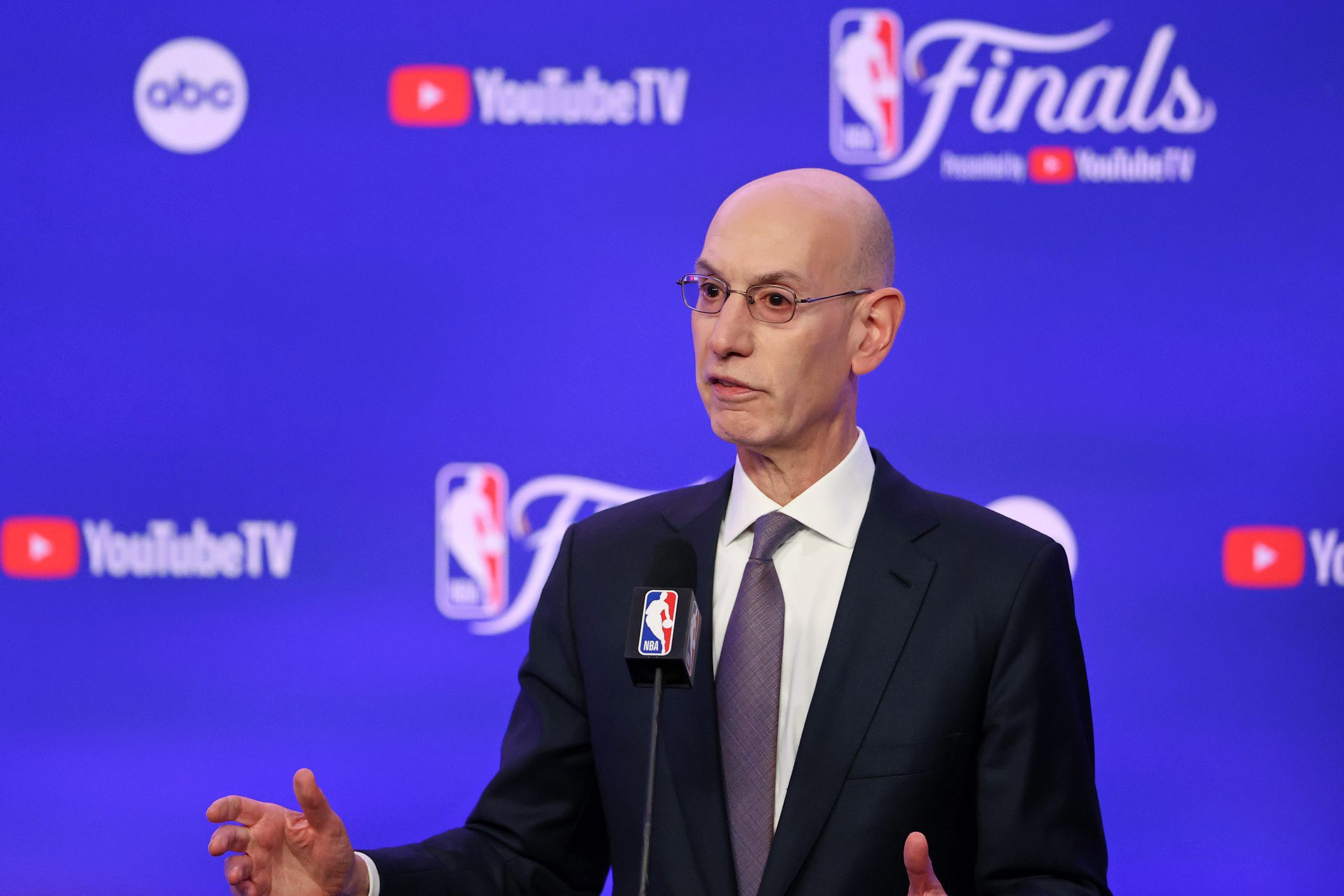 "What I Was Saying in a Positive Way" - Adam Silver Clears Air About Recent Comments on NBA Being a 'Highlights-Based Sport' 1 USATSI 23487569 168400517 lowres