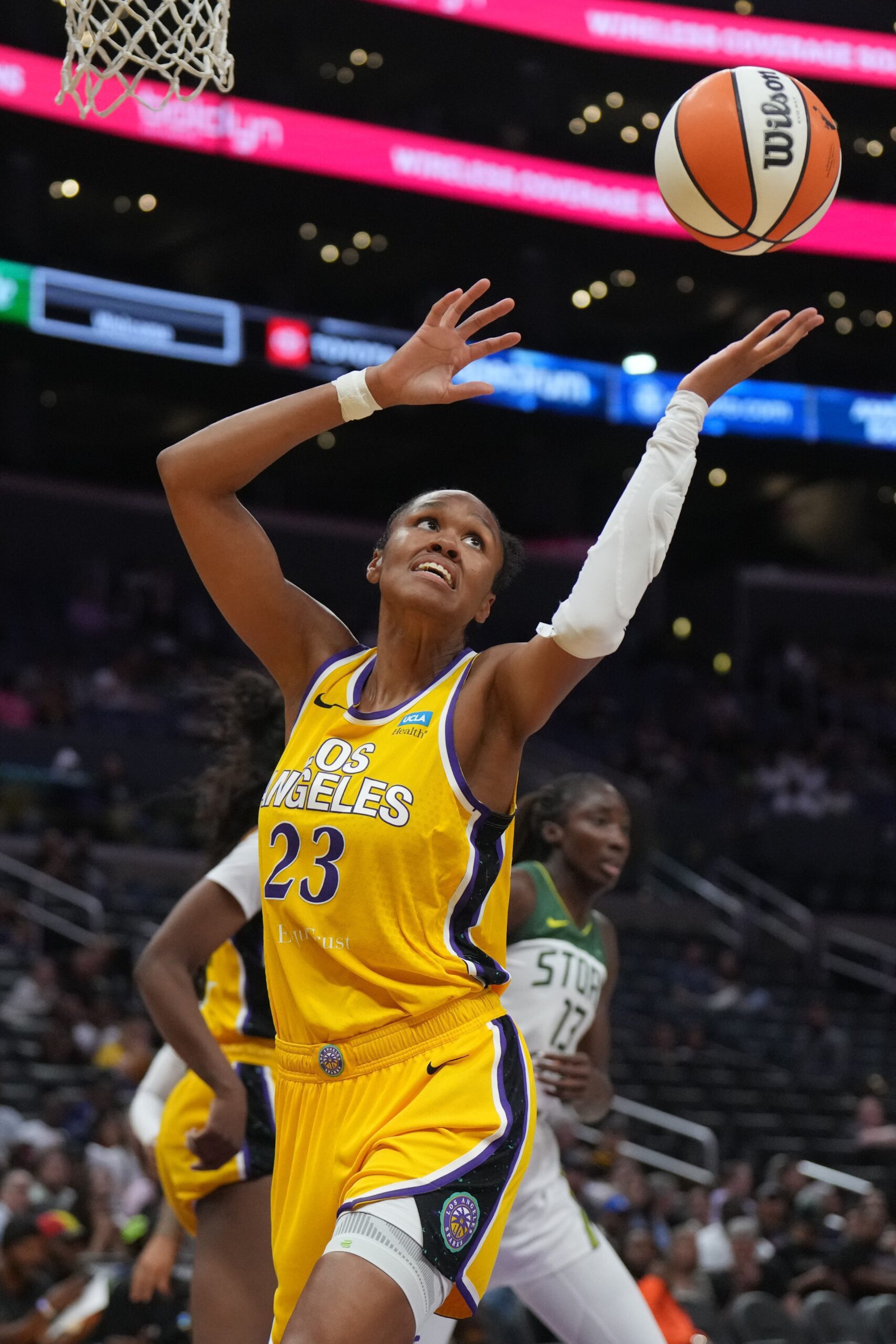 Our Hearts Are Broken': LA Sparks Send Message Amid California Wildfires 4 Los Angeles Sparks, Azura Stevens