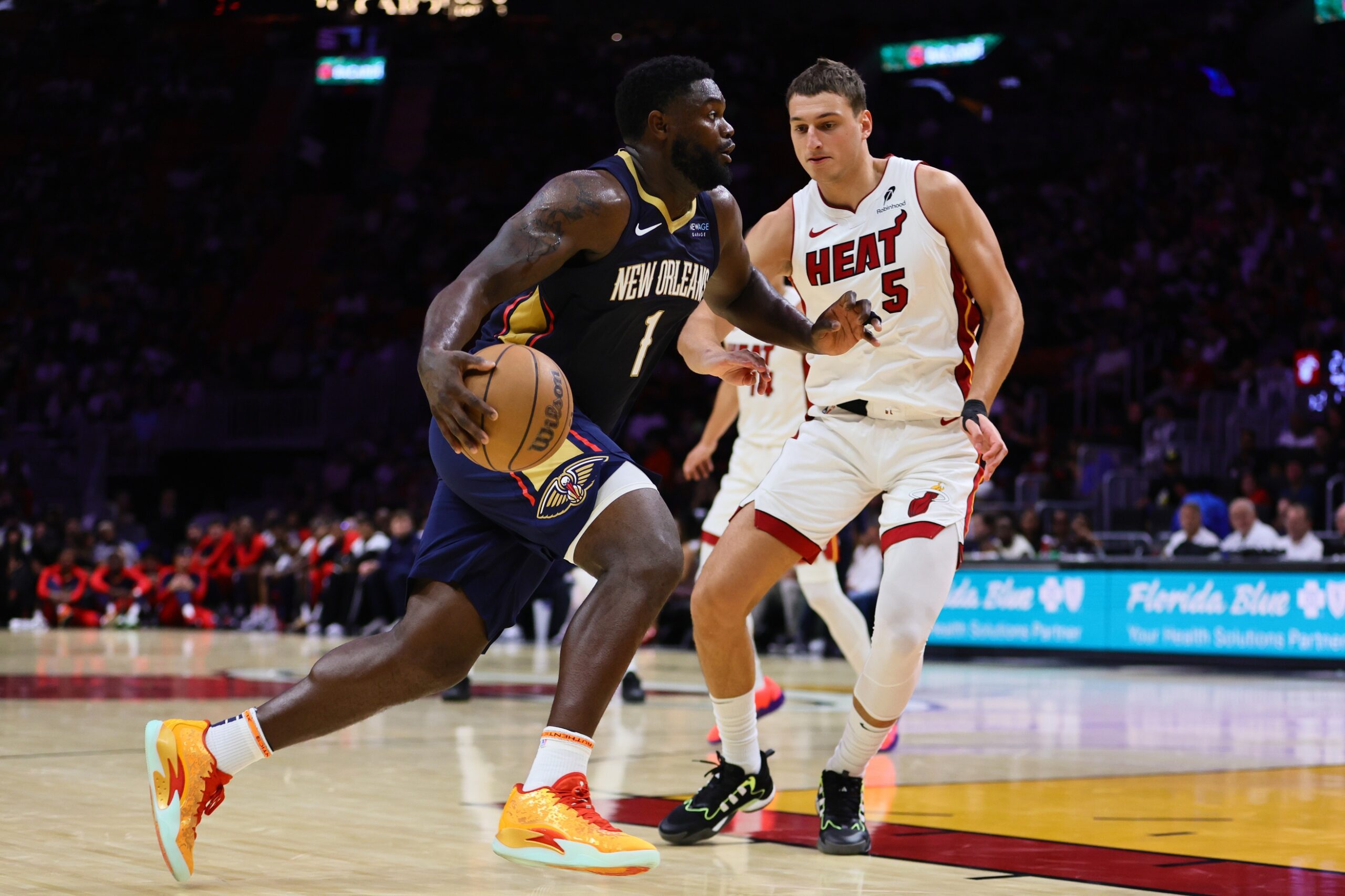 "We're Gonna Keep Pushing Him" - New Orleans Pelicans' Joe Dumars Sends Clear Zion Williamson Message 1 Miami Heat, Zion Williamson, NBA, New Orleans Pelicans