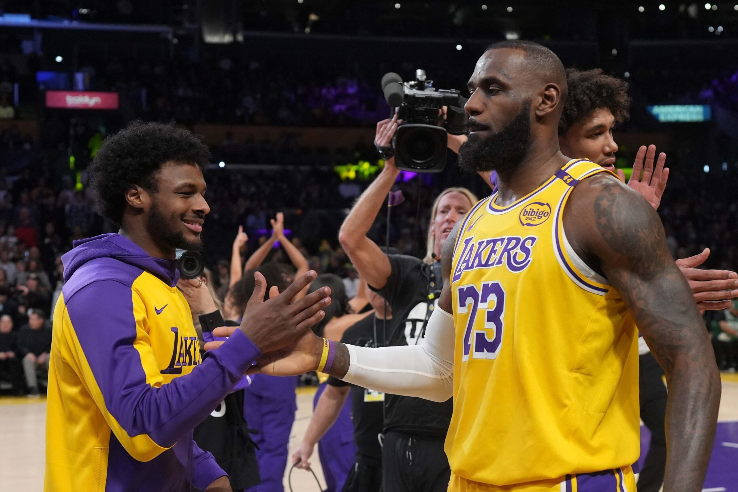 Bronny James, LeBron James
