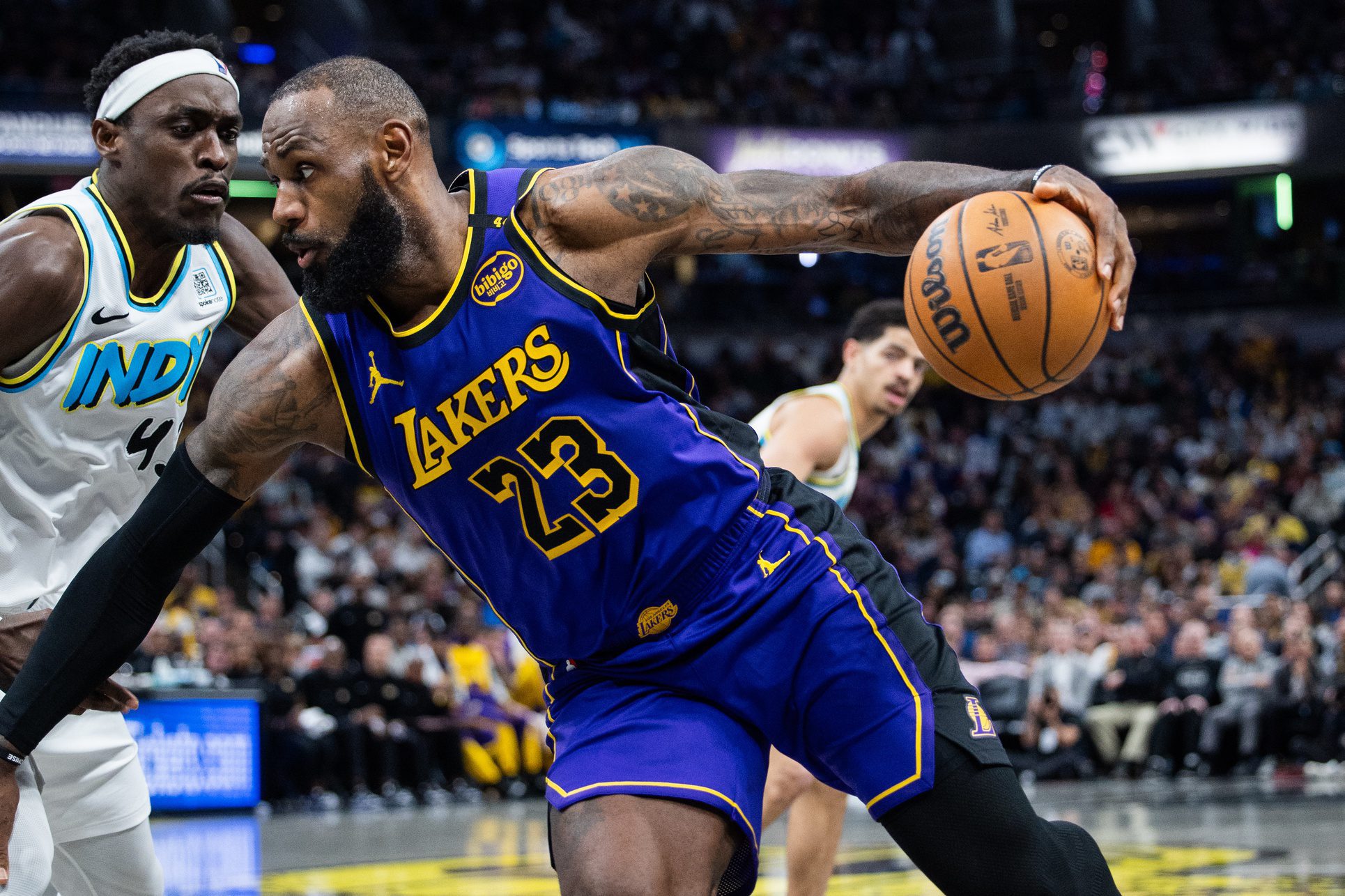 LeBron James, Los Angeles Lakers, Indiana Pacers, Pascal Siakam