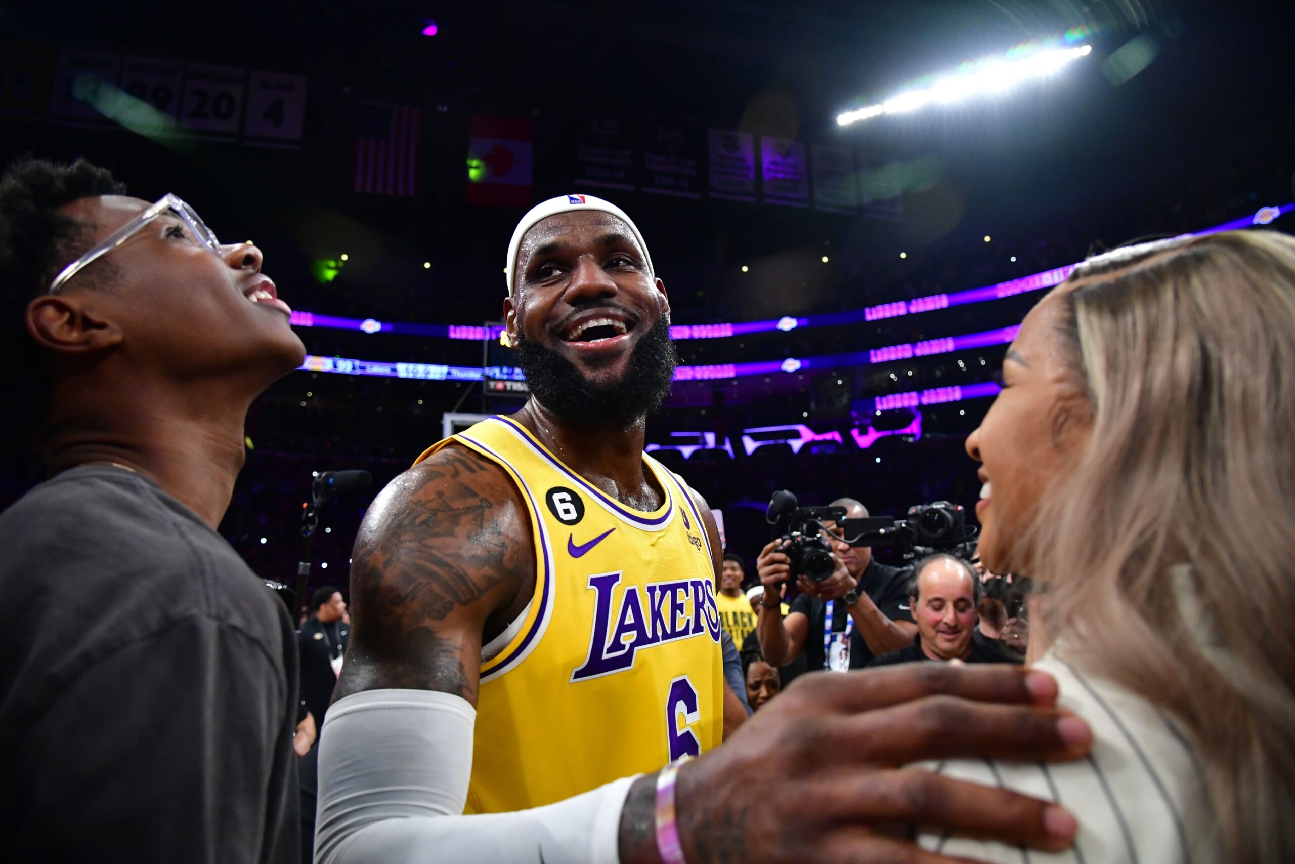 Savannah James, LeBron James, Los Angeles Lakers