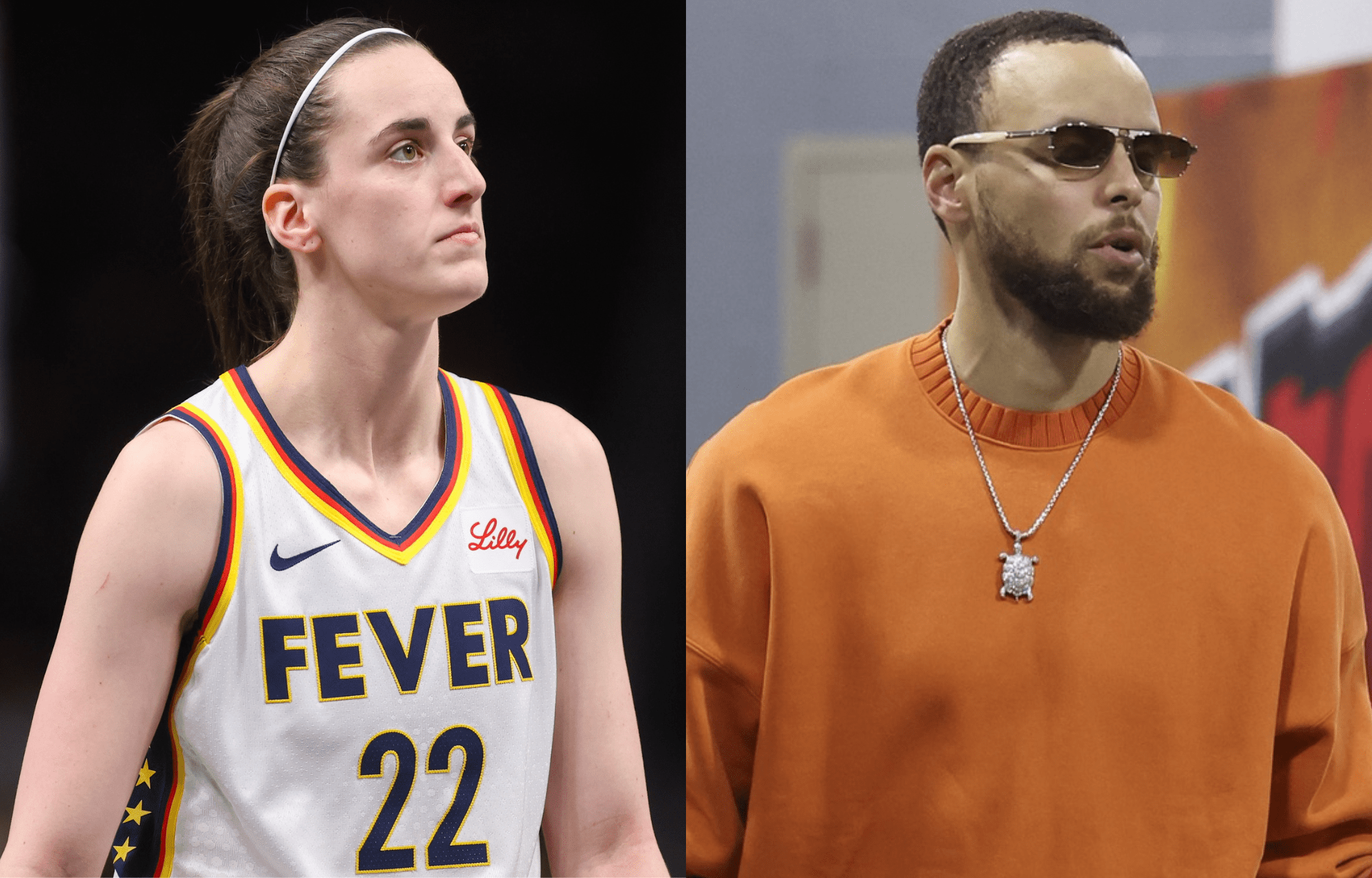 "Why Is She Even Mentioned With Curry? She Shot 28% From 3": WNBA Fans Asks Why Caitlin Clark Is Compared To Steph Curry By Former NBA Player 3 WNBA superstar Caitlin Clark and NBA legend Steph Curry. Photo credits: Imagn