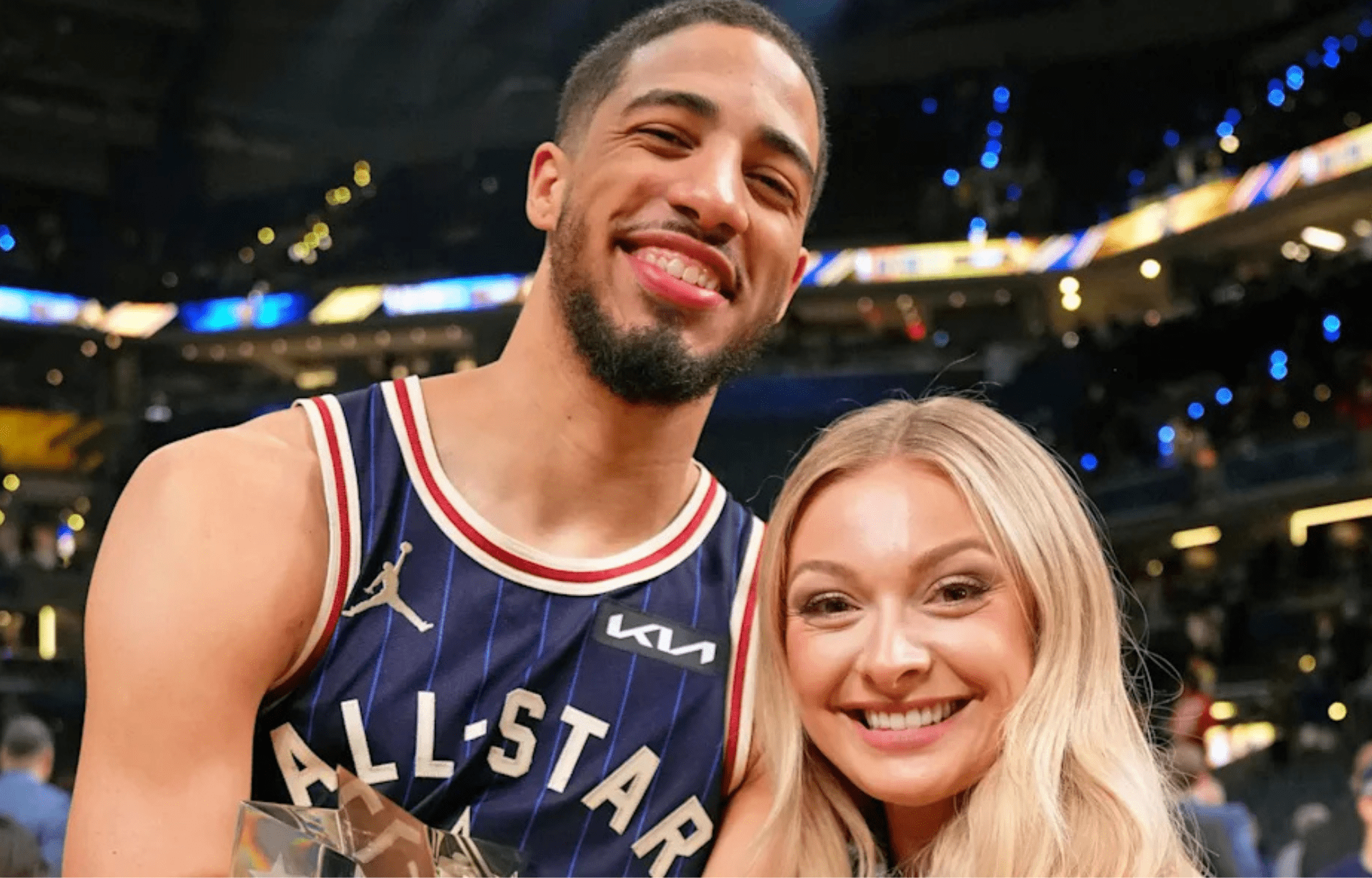 Tyrese Haliburton and GF Jade Jones. Photo credits: Instagram