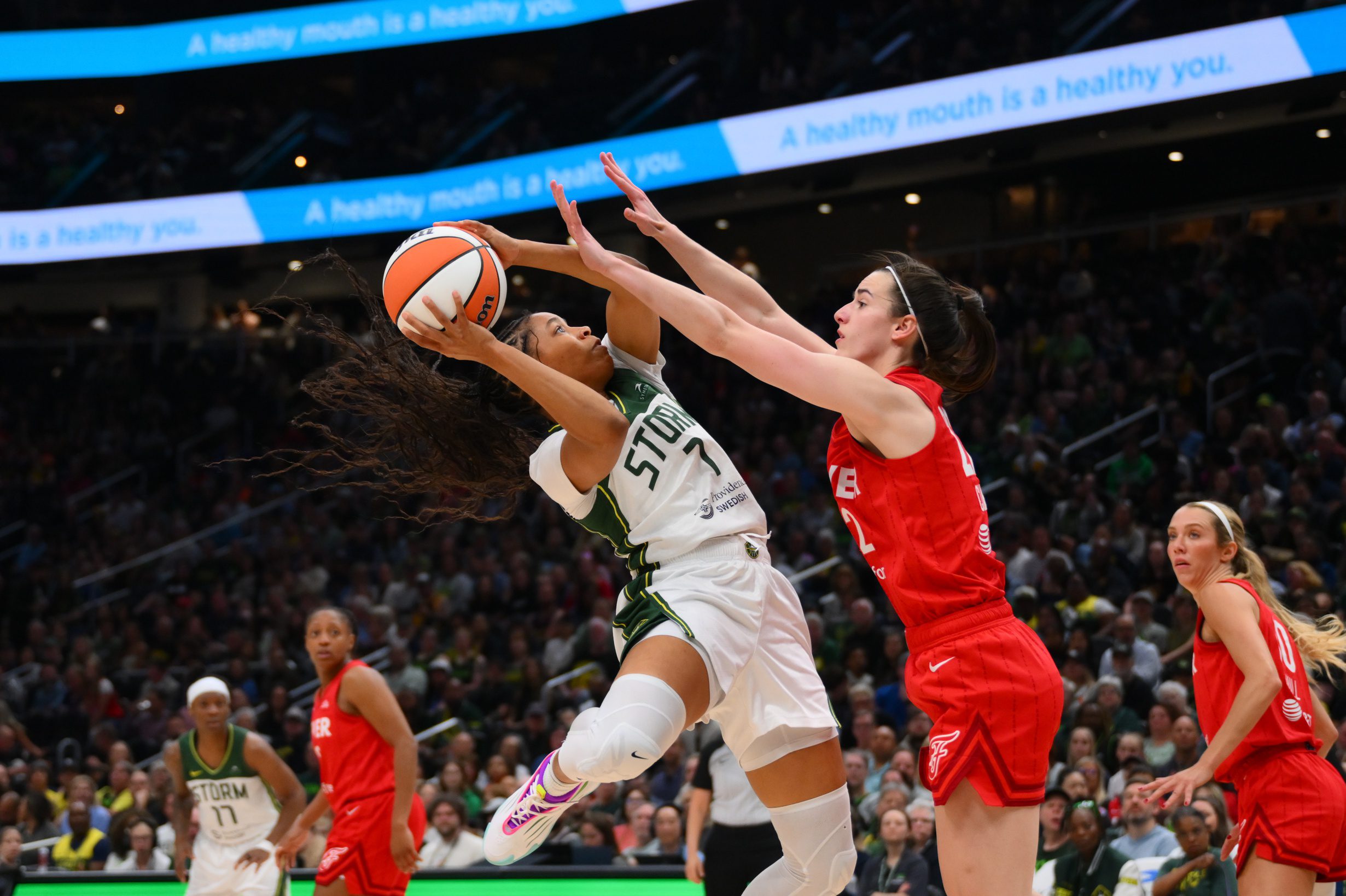 "From The Logo Isn't Risk For CC": Caitlin Clark Draws Big Reaction From Nike After Starring With LeBron James In Star-Studded Commercial 3 USATSI 26526476 168400517 lowres