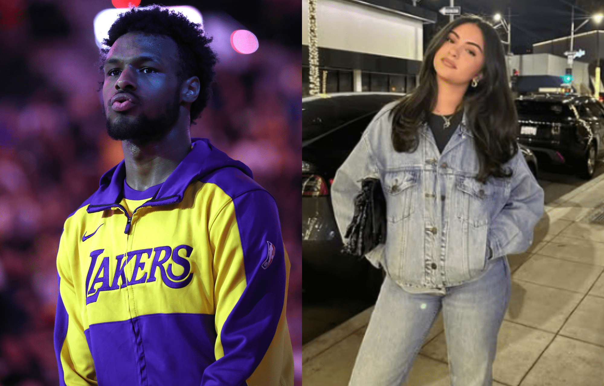 LOOK: Bronny James’ GF Parker Whitfield Shares Adorable ‘Cuddle Bug’ Moment With Her Beloved Pet 1 Los Angeles Lakers young star Bronny James and his girlfriend, Parker Whitfield. Photo credits: Imagn and Parker's Instagram