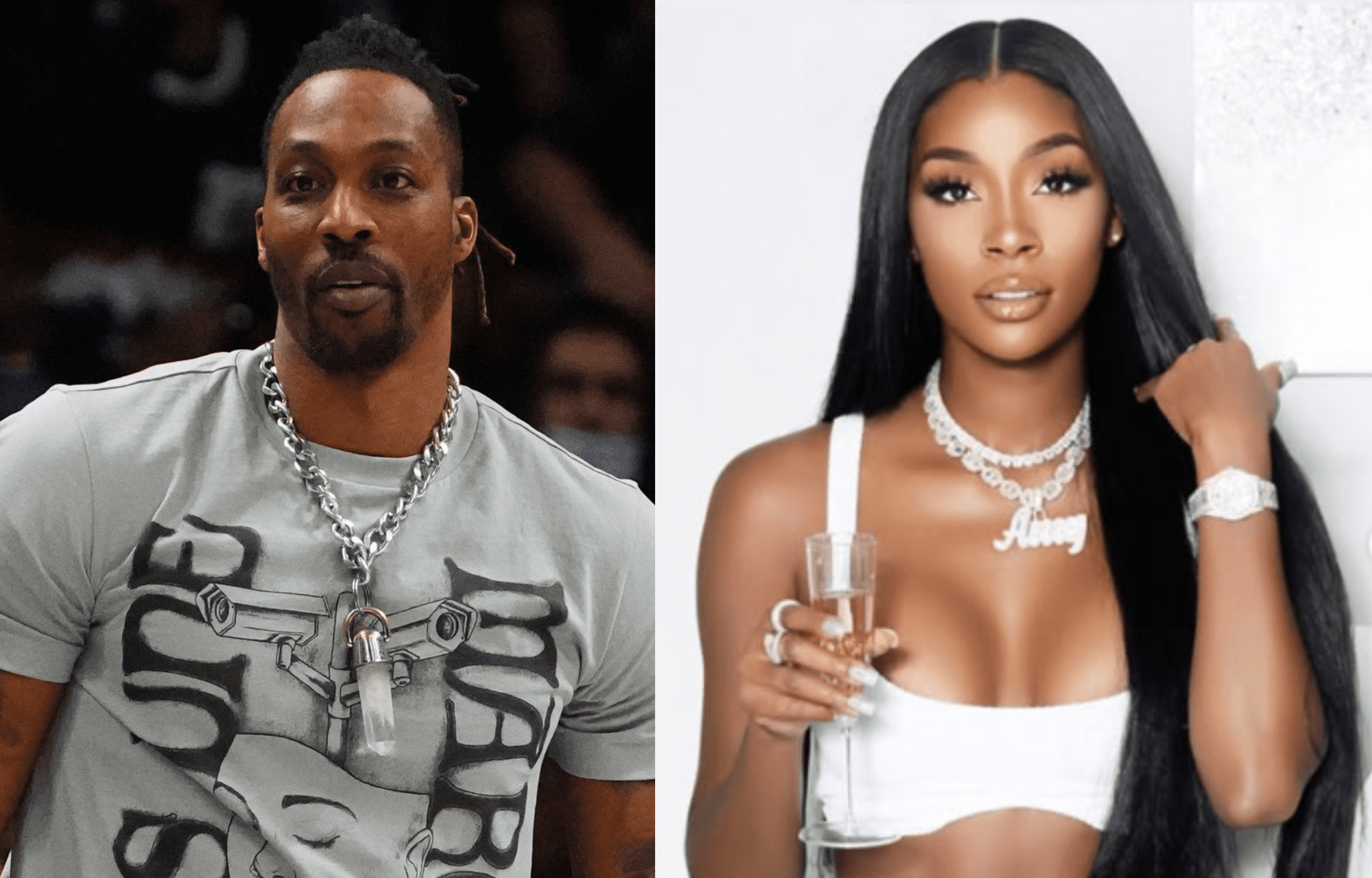 "Cheesing Hard": Dwight Howard Reacts To Amber Rose Flaunting 'Princess Life' Months After Divorce 1 NBA legend Dwight Howard and his ex-wife, Amber Rose. Photo credits: Imagn and Amber Rose's Instagram.