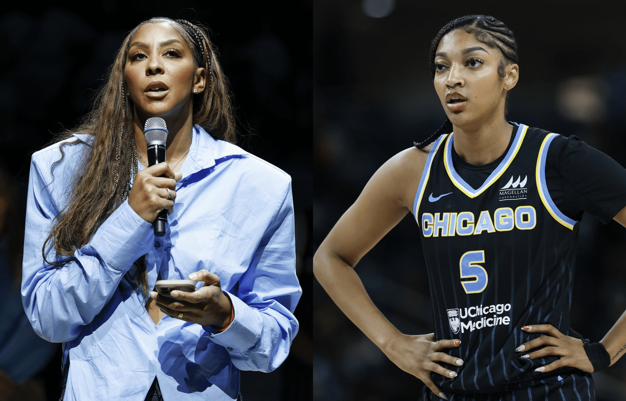 "I Think It's Endless": Angel Reese's Potential Earns Shock Praise After Candace Parker’s Bold Turnaround 1 WNBA legend Candace Parker (left) and Chicago Sky Rookie Angel Reese (right). Photo credits: Imagn