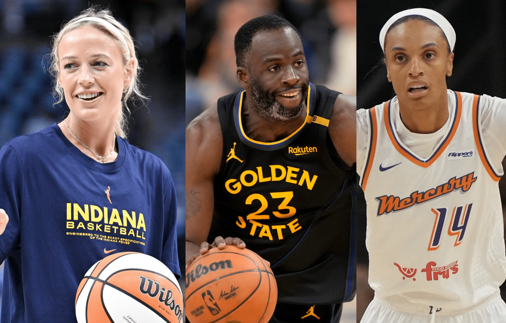 "Why You Using My Name": Sophie Cunningham Comparisons Gets Draymond Green Offended By WNBA Fan After DeWanna Bonner Shade 2 (From left) Sophie Cunningham, Draymond Green, and DeWanna Bonner. Photo fredits: Imagn