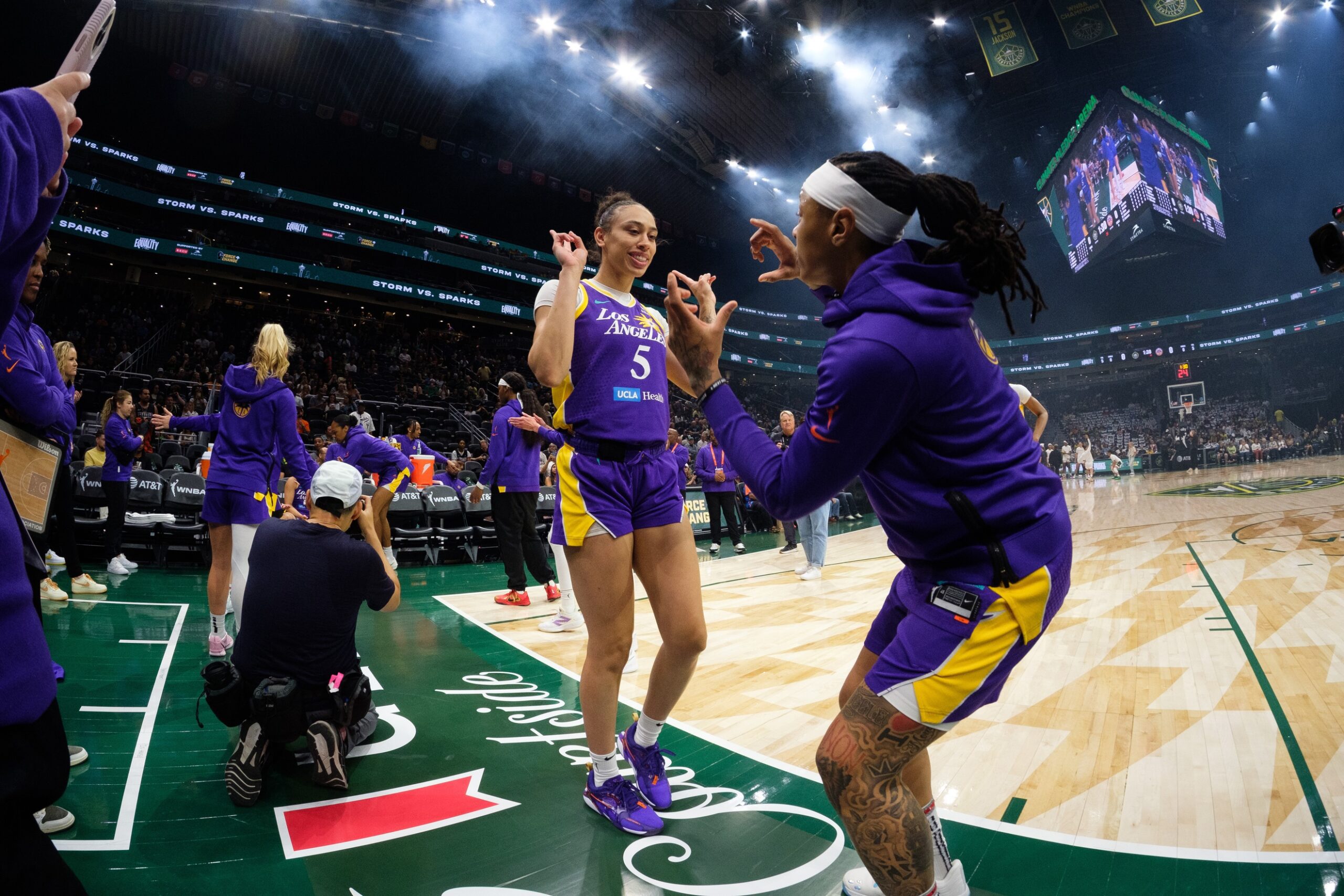 "I'm Like, I'm Going To Be Traded": Dearica Hamby Drops Honest Take on Game-Winning Shot vs Storm 2 Dearica Hamby
