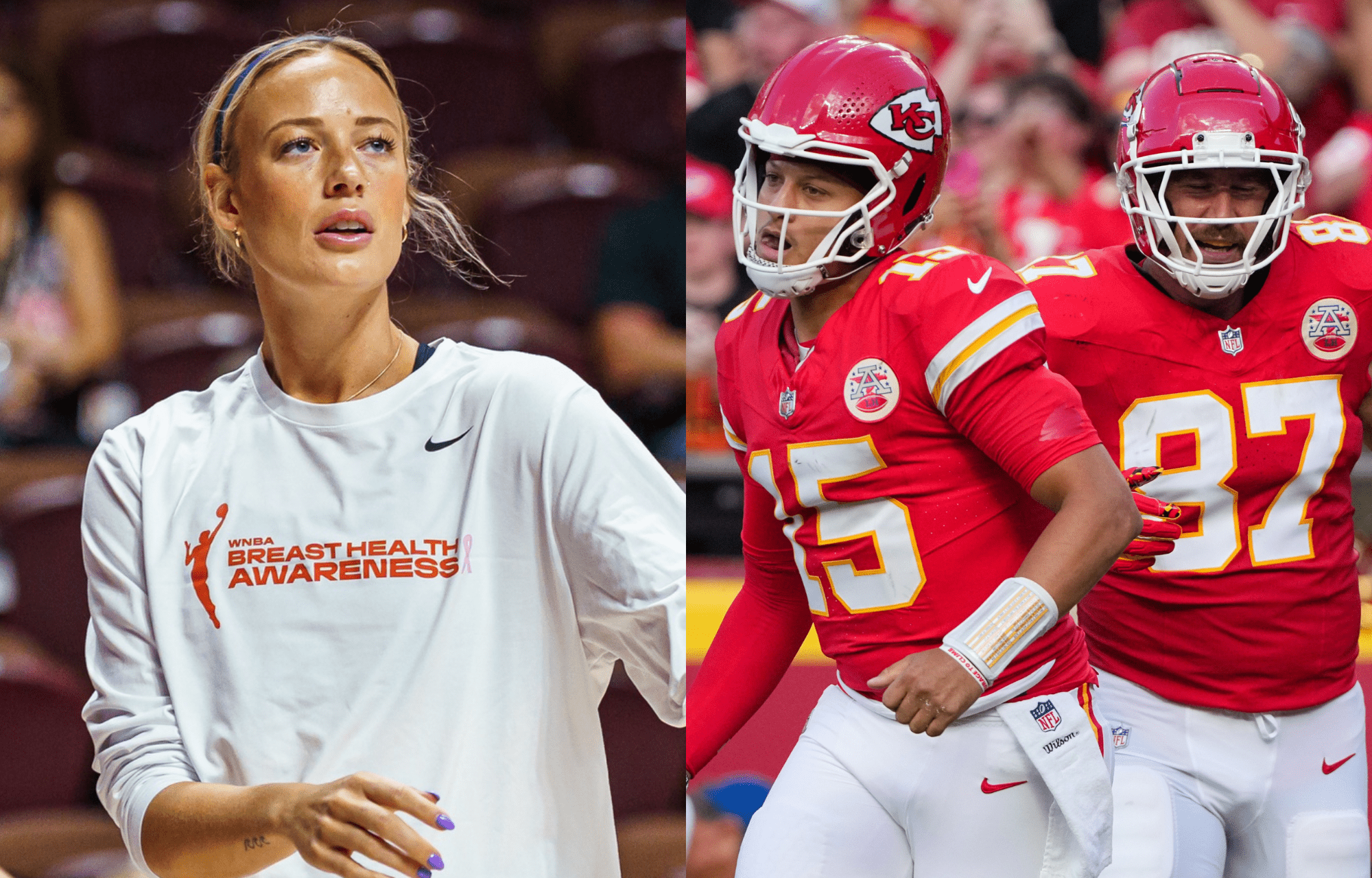 Sophie Cunningham Reacts To Mahomes-Kelce Steakhouse Being Packed For Months. Photo credits: Imagn