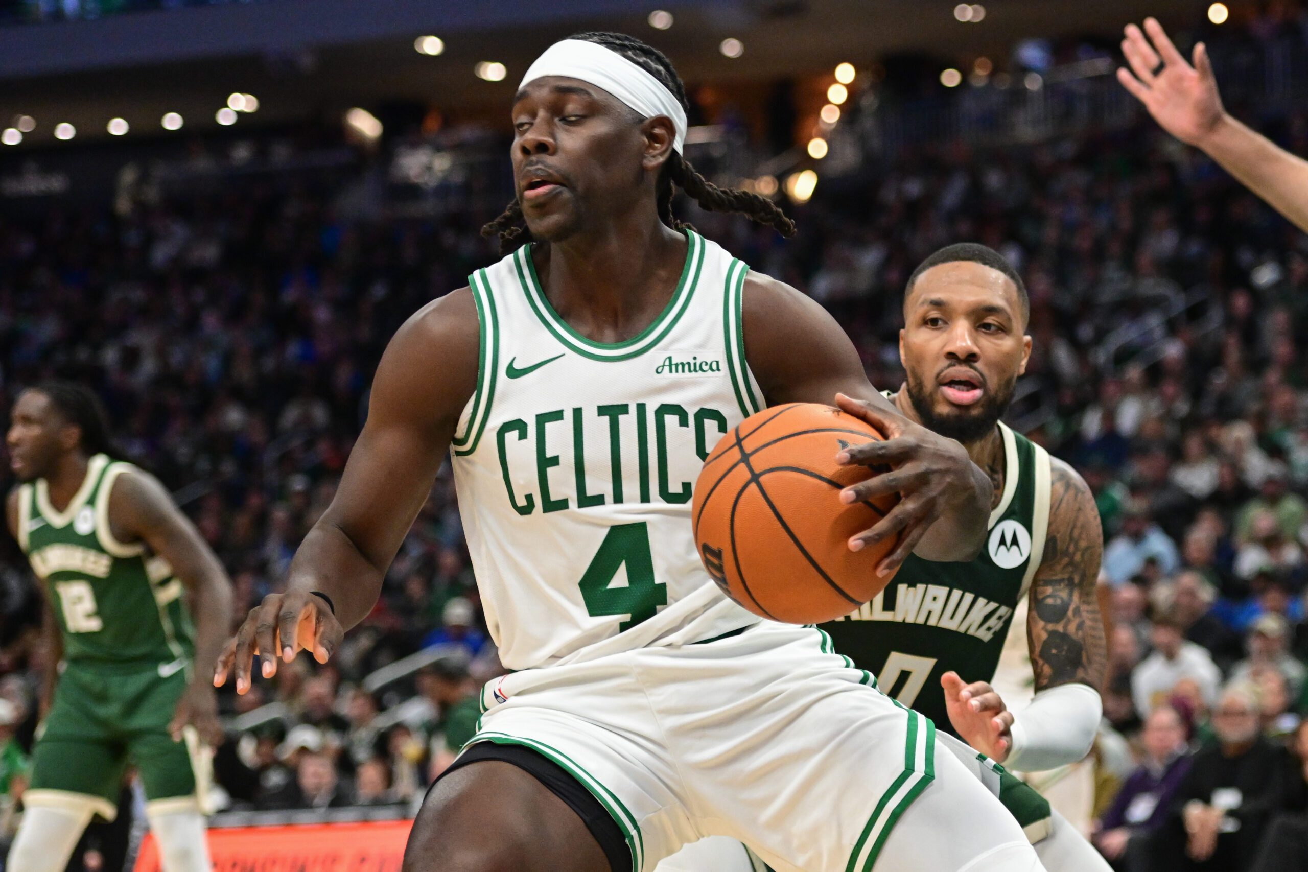 "Everyone Was Assuming I Was Miserable or Unhappy" - Portland Trail Blazers' Jrue Holiday Sets the Record Straight on Being Traded 3 Damian Lillard, Jrue Holiday, Portland Trail Blazers