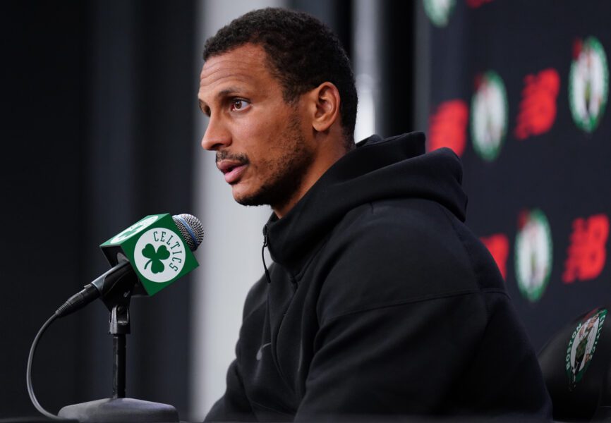 Boston Celtics Coach Joe Mazzulla Approaching 5x All-Star Jayson Tatum's Recovery Like A Father - 'I Was There the First Time He Ran' 3 USATSI 27200147