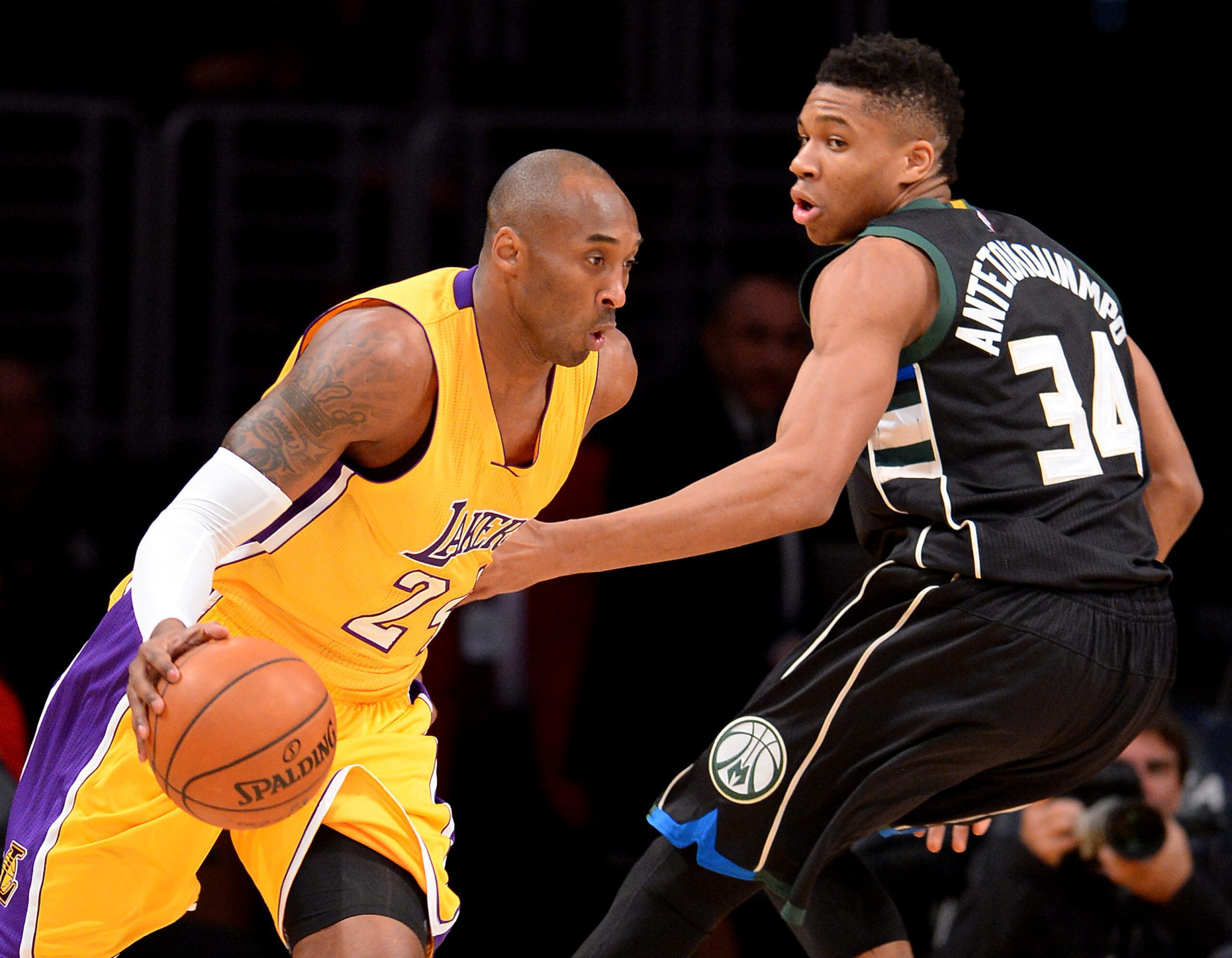 Giannis Antetokounmpo, Kobe Bryant