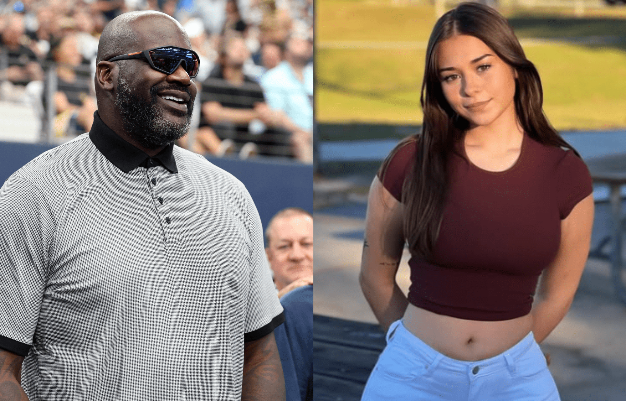 Shaquille O'Neal Slams Dating Rumors with Sophie Rain. Photo credits: Imagn and Instagram