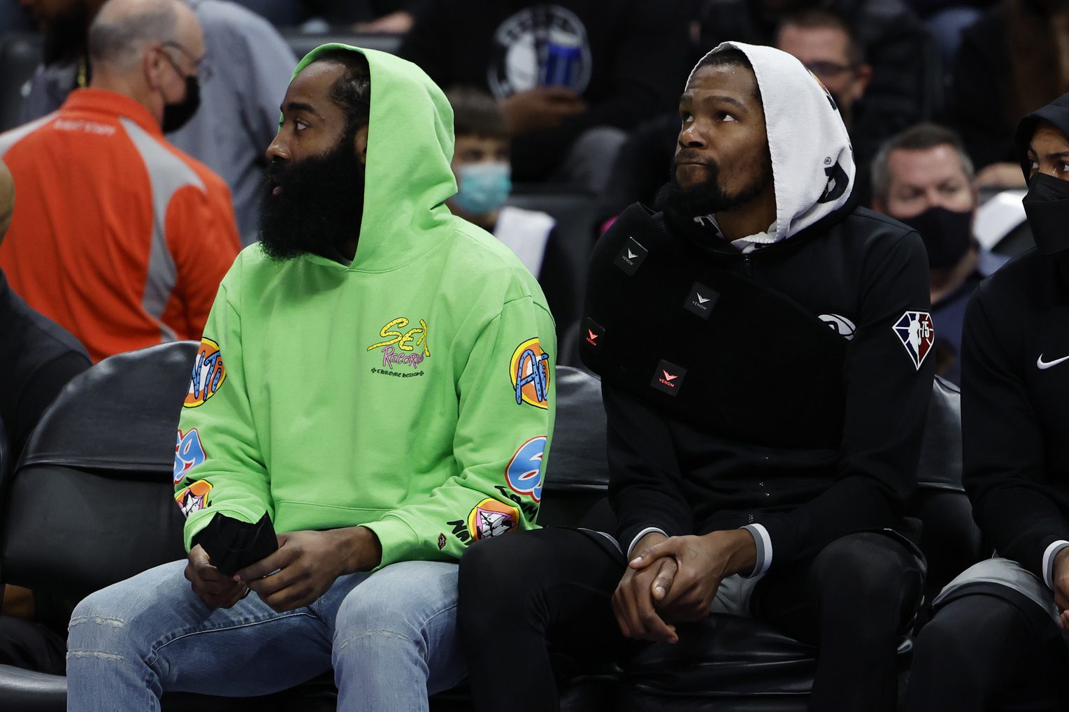 "Cause Kyrie Wanted To Work From Home": NBA Fans Respond To Kevin Durant Asking James Harden About Leaving Brooklyn In Netflix Series 1 NBA Fans