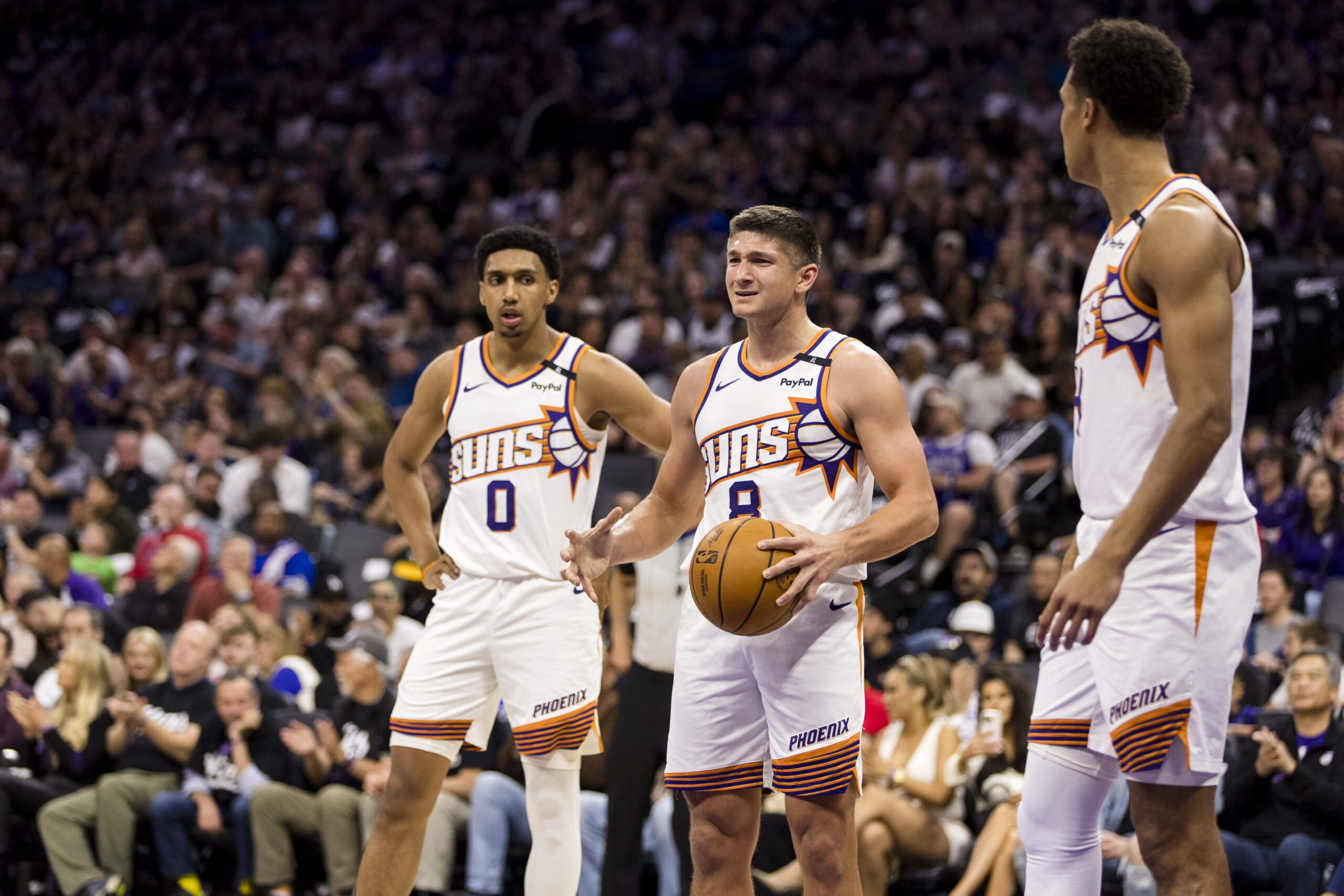"I've Seen It Multiple Times" - Why Phoenix Suns' Devin Booker is Not Shocked by Grayson Allen's Career Night Vs. New Orleans Pelicans 3 Grayson Allen, Ryan Dunn, Oso Ighodaro, Phoenix Suns
