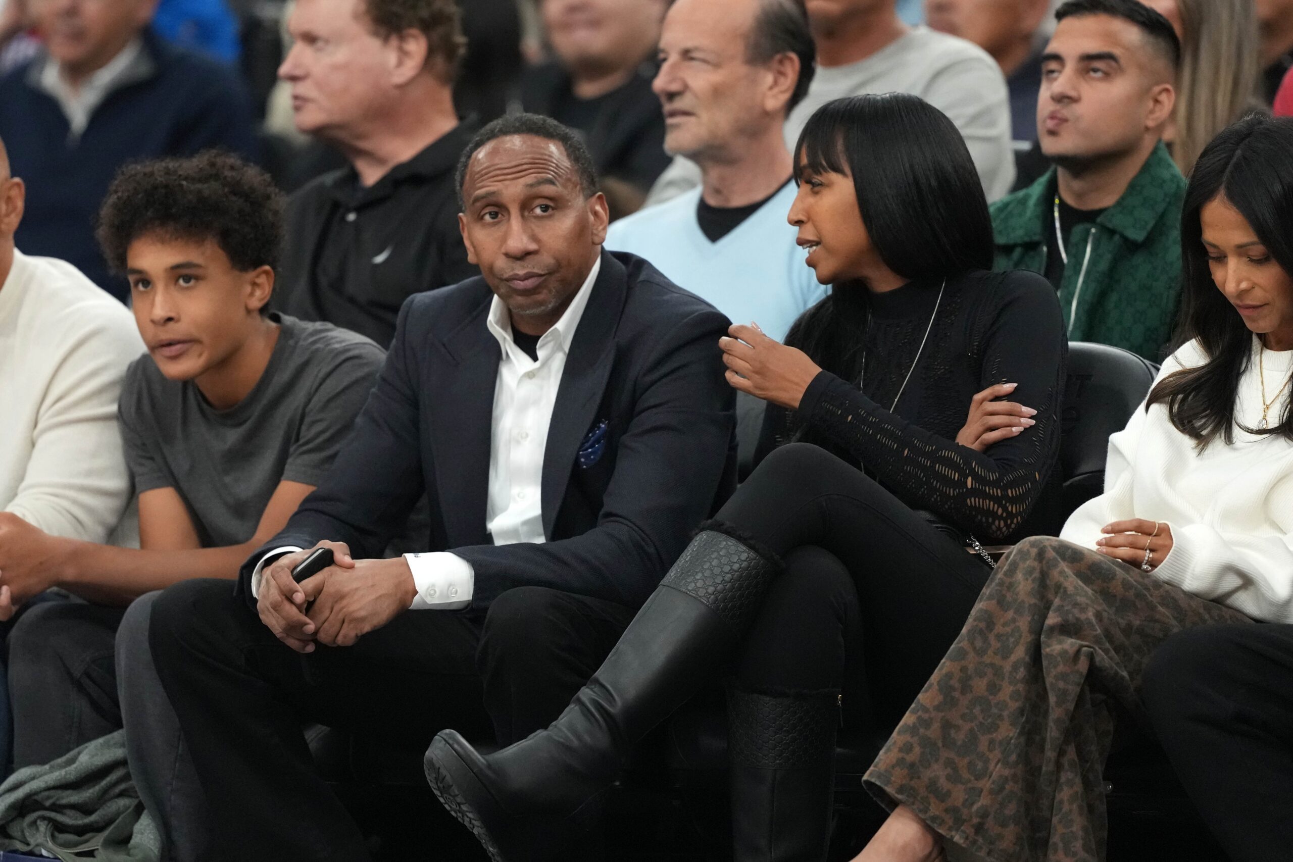 "Stay Out Of Politics": Stephen A. Smith Called Out By NBA Champion Over Double Standards And Racist Treatment With Serena’s Husband And LeBron 3 NBA Fans, Stephen A. Smith