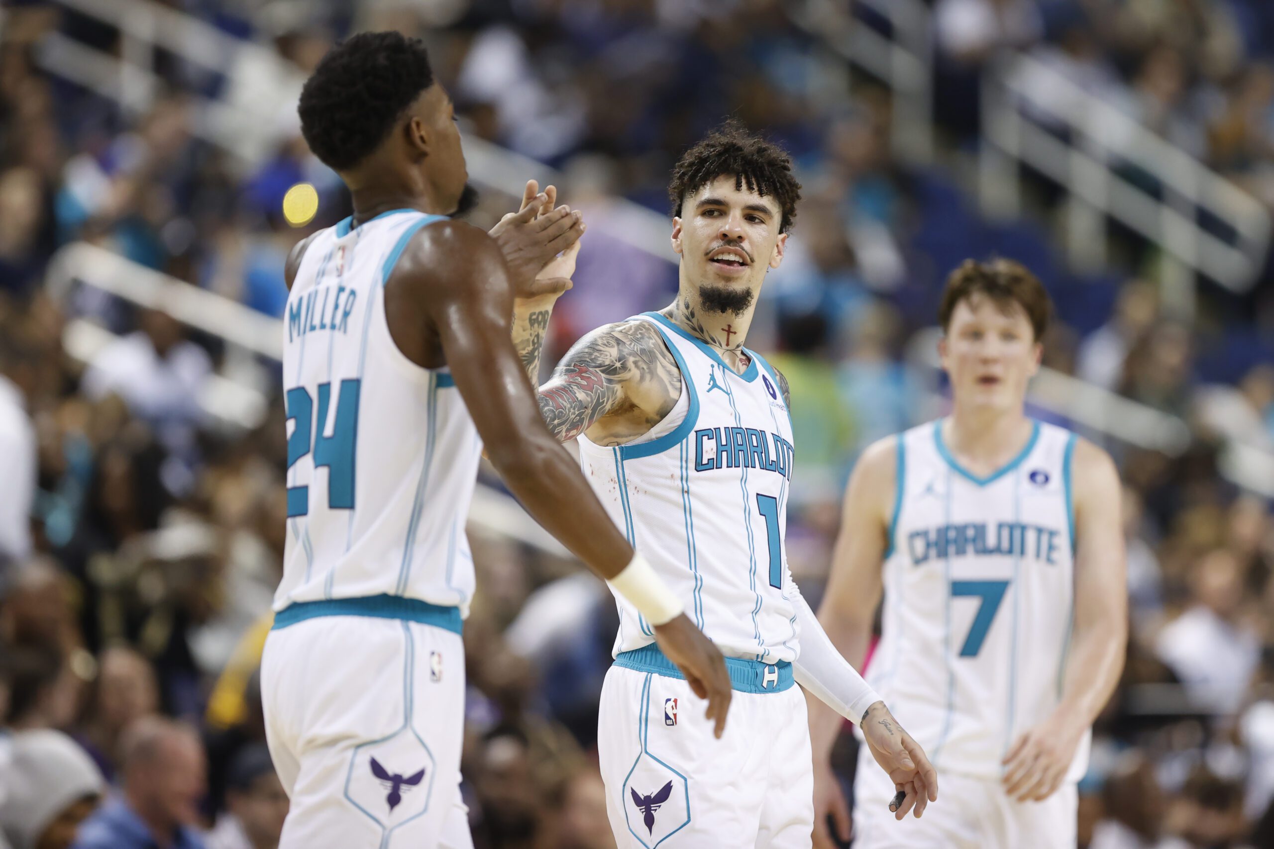 "We Came in Here Like We Belonged" - Charlotte Hornets React to Shocking Road Blowout Win Vs. Oklahoma City Thunder 1 Charlotte Hornets