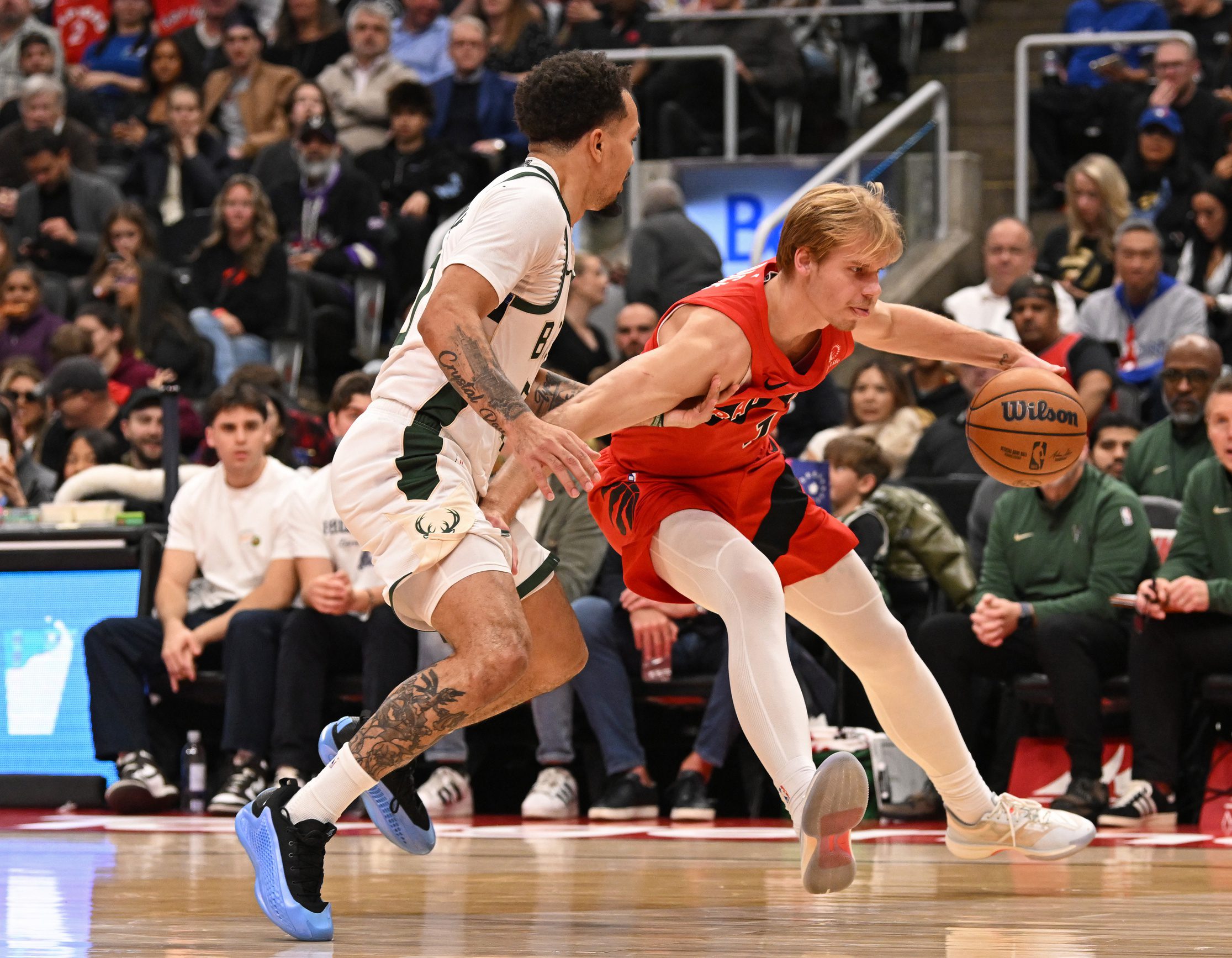 "Alll Ball": NBA Fans Drop Double Meaning Comments After Gradey Dick Fouls D'Angelo Russell In The Groin Area 1 USATSI 27409377 168400517 lowres