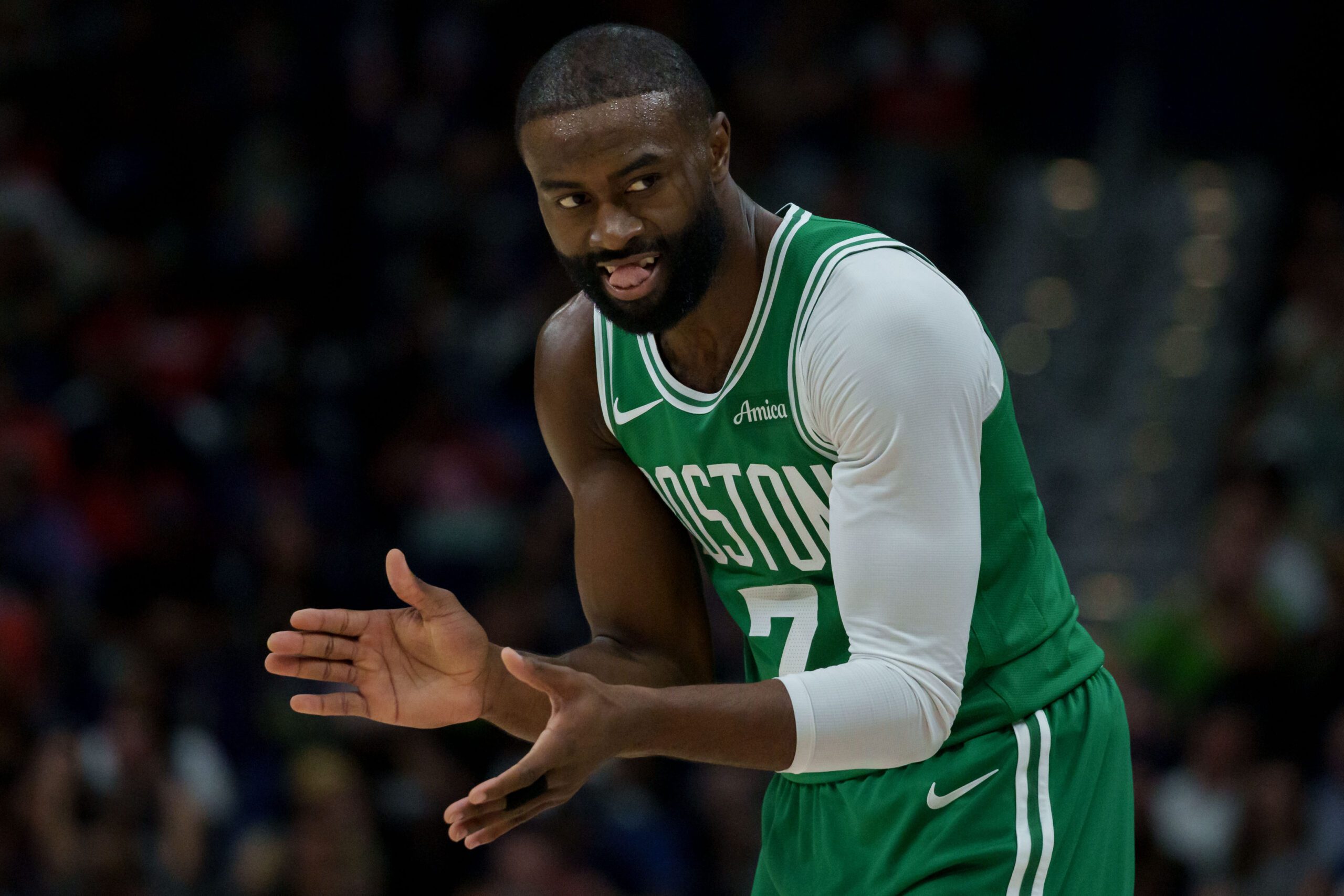 "Hairline Fracture": NBA Fans Got Jokes As NBA Centel Jokes About Jaylen Brown's Availability With Hair Spray Jab 1 Jaylen Brown, Boston Celtics