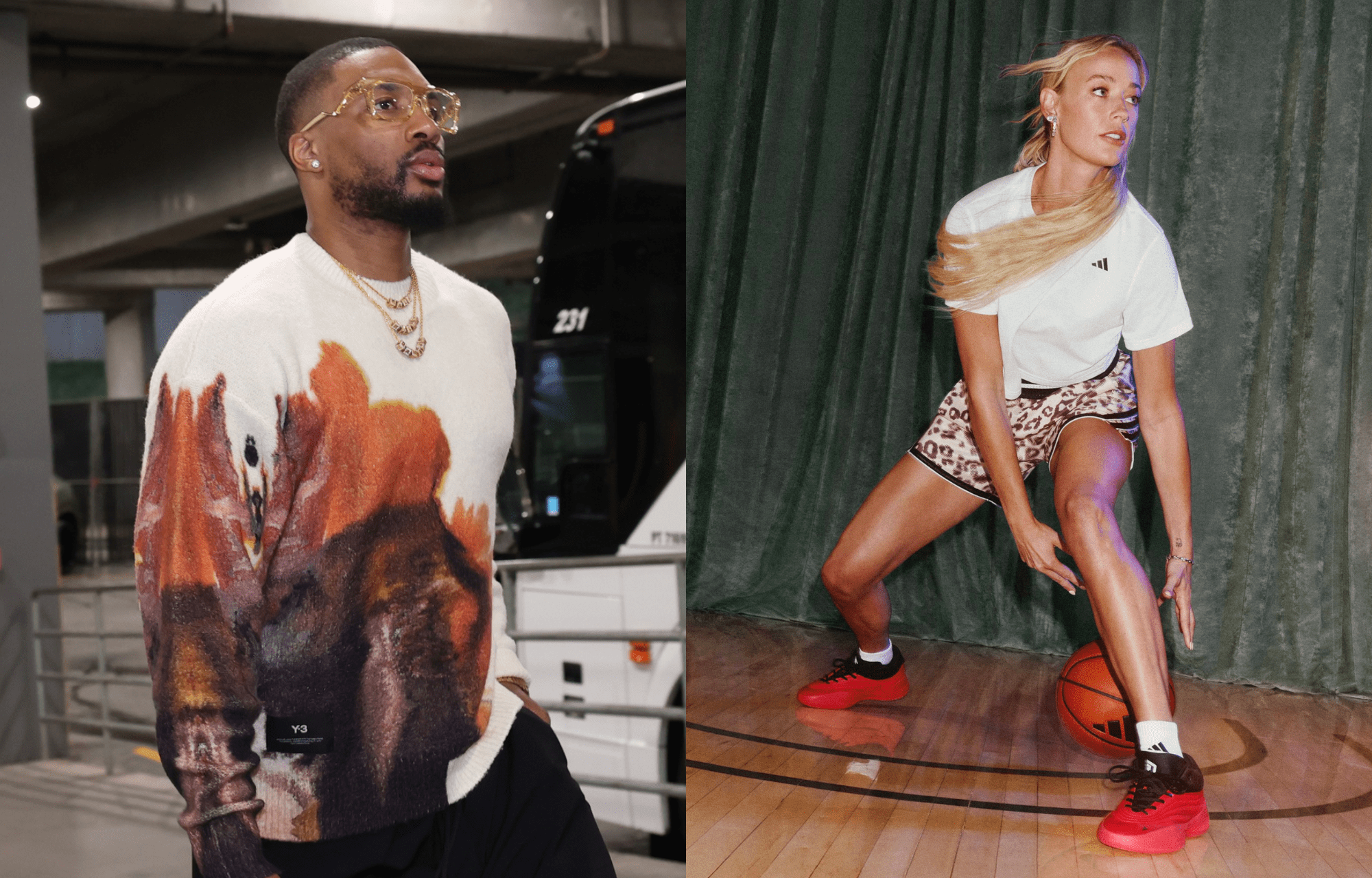 Sophie Cunningham Gets Damian Lillard's Attention After Sporting Adidas Dame X Electric Pink Shoes Goes Viral 1 Sophie Cunningham Gets Damian Lillard's Attention After Sporting Adidas Dame X Electric Pink Shoes Goes Viral. Photo credits: Imagn and Instagram