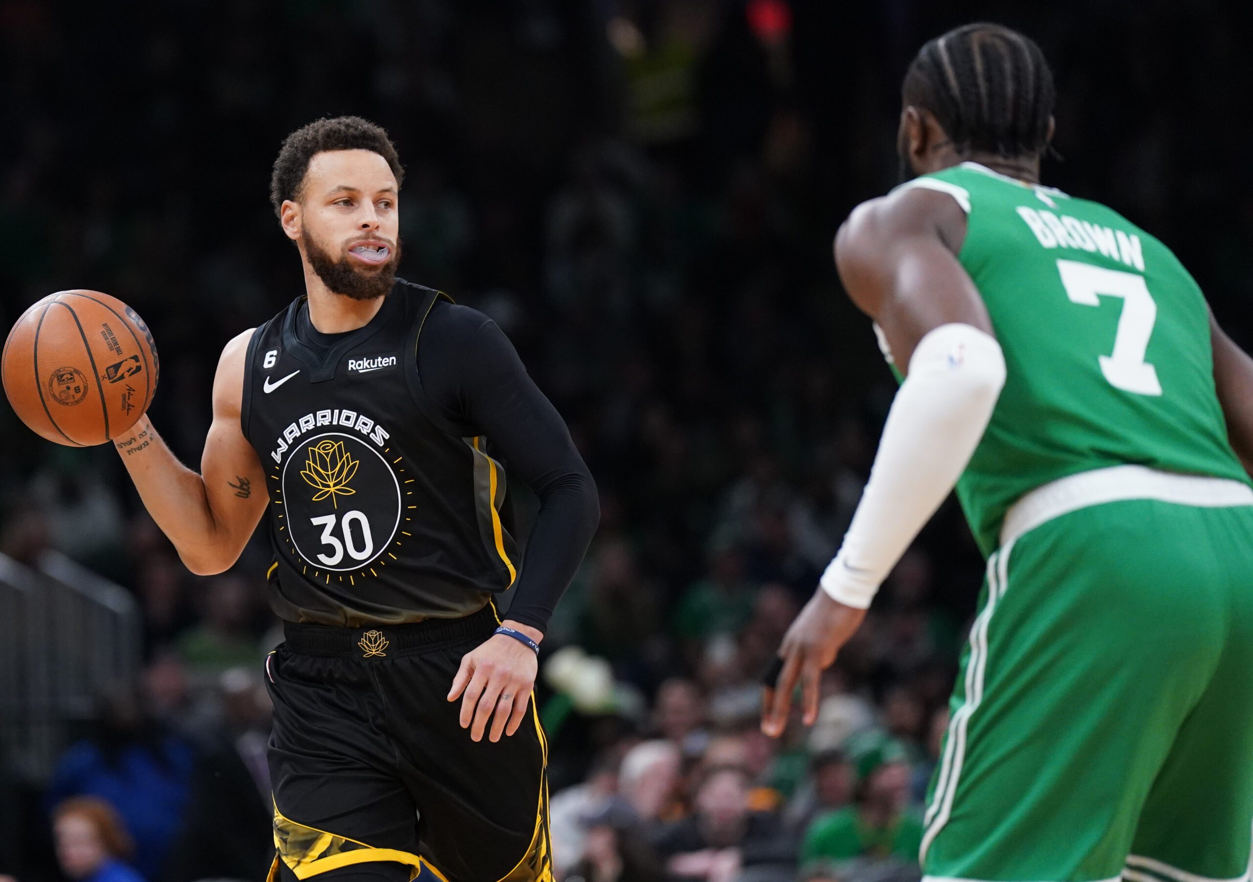 "Bro Has Lost His Mind And His Hairline": NBA Fans Mock Jaylen Brown For Believing He Could Take Steph Curry 1v1 1 Stephen Curry, Golden State Warriors