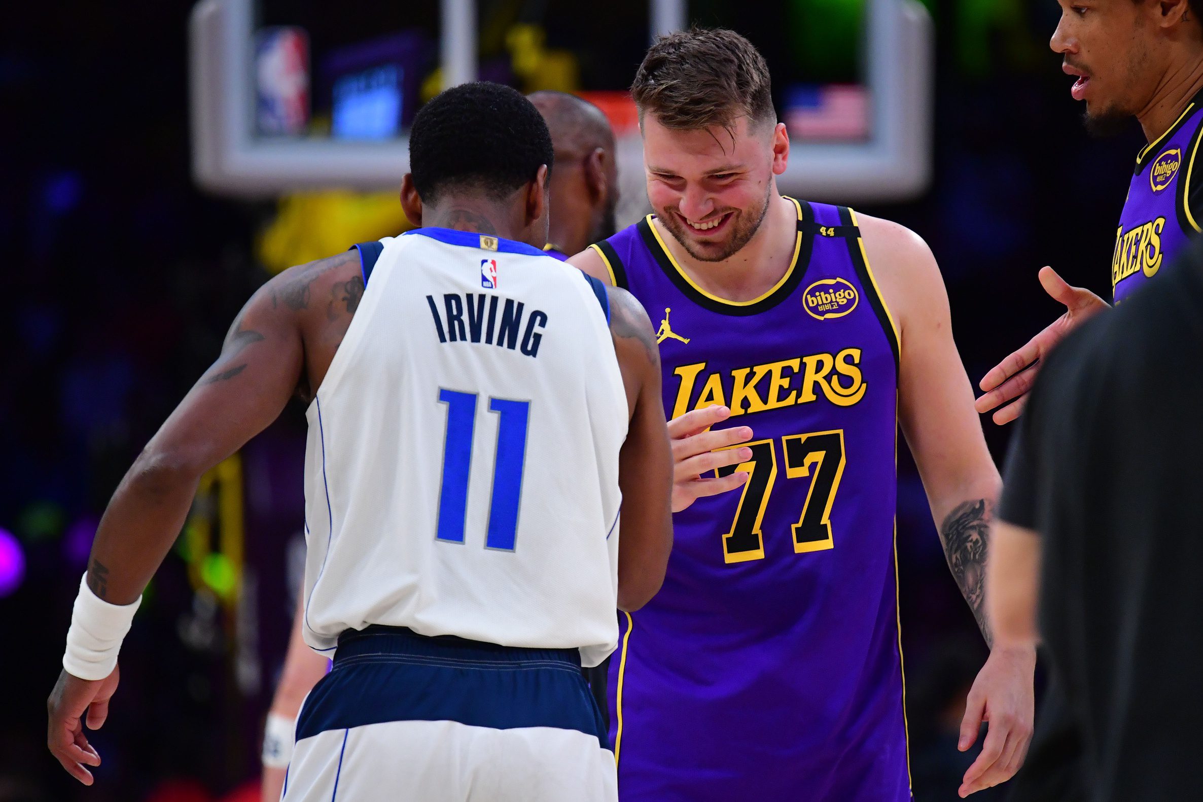 "Build Him A Statue Outside Crypto": NBA Fans Continue To Thank Nico Harrison For Trading Luka Doncic To The Lakers 1 Kyrie, Luka, NBA Fans