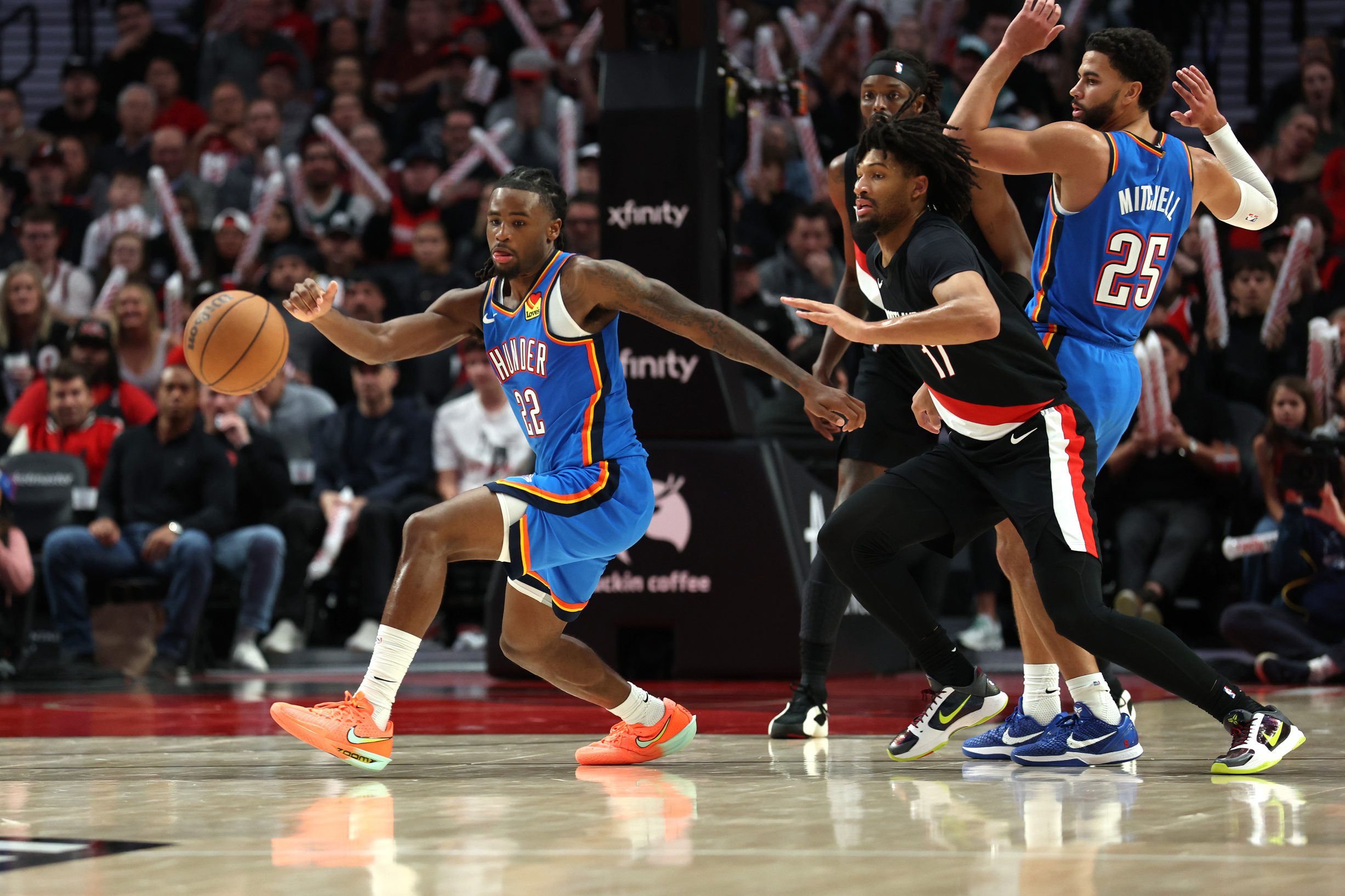 "The Second Chauncey Billups Leaves, They Take Down Defending Champs": NBA Fans Namedrops Chauncey Billups As Portland Trail Blazers Hand OKC Thunder Their First Season Loss 3 USATSI 27516593 168400517 lowres