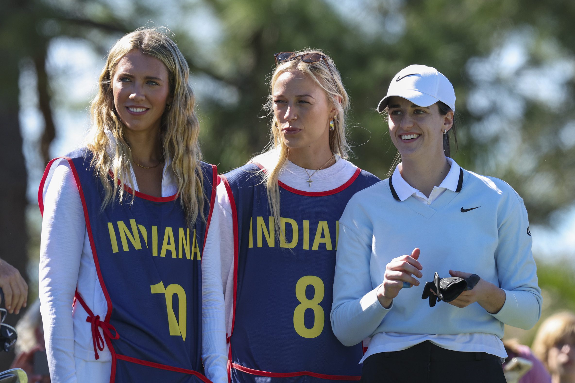 "She Going To Get Kicked Out Before This Day Is Over": WNBA Fans Joke Around Sophie Cunningham, Lexie Hull Wanting Some Snacks And Beer In Their Caddie Outfits During Annika Pro-Am 1 WNBA Fans