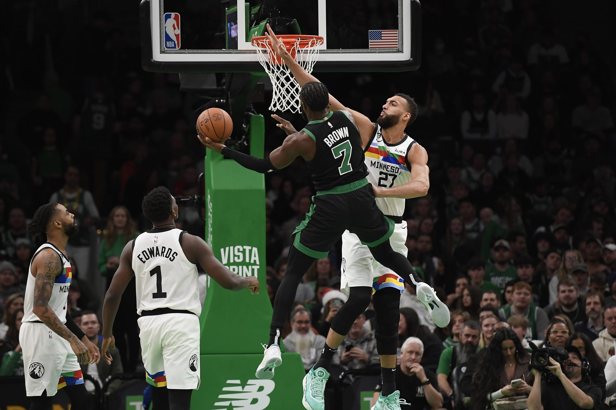 "It's Time For This Guy To Wipe It Off With A Towel": NBA Fans Feel Rudy Gobert's Suggestion To Jaylen Brown To Go Bald 3 NBA Fans