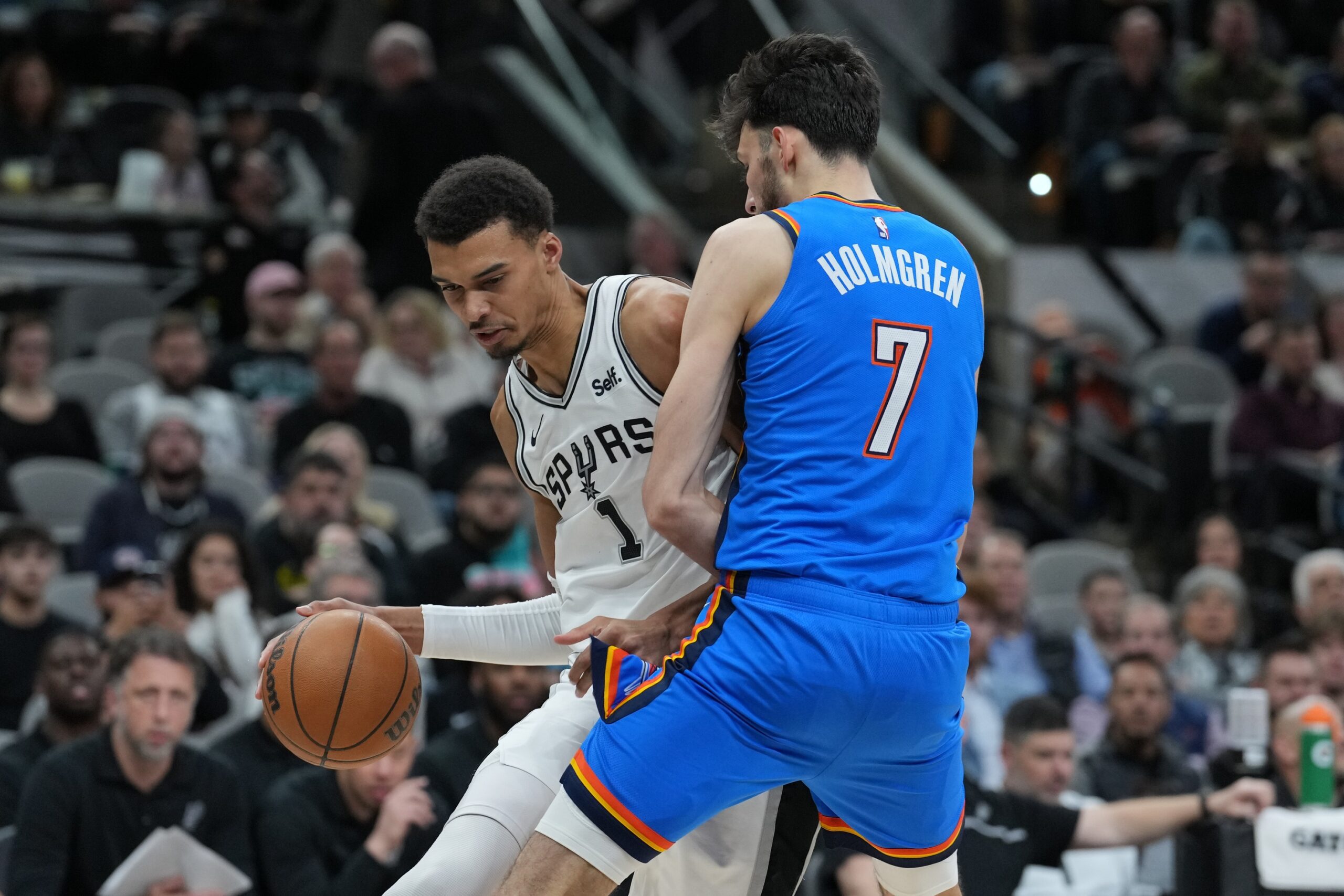 "James Wiseman Also Has A Ring. Does That Make Him Better Than Wemby?": NBA Fans Debate Chet Holmgren's Championship Ring Makes Him Betterr Than Victor Wembanyama Hot Take By Jeff Teague 1 USATSI 22656756 168400517 lowres scaled