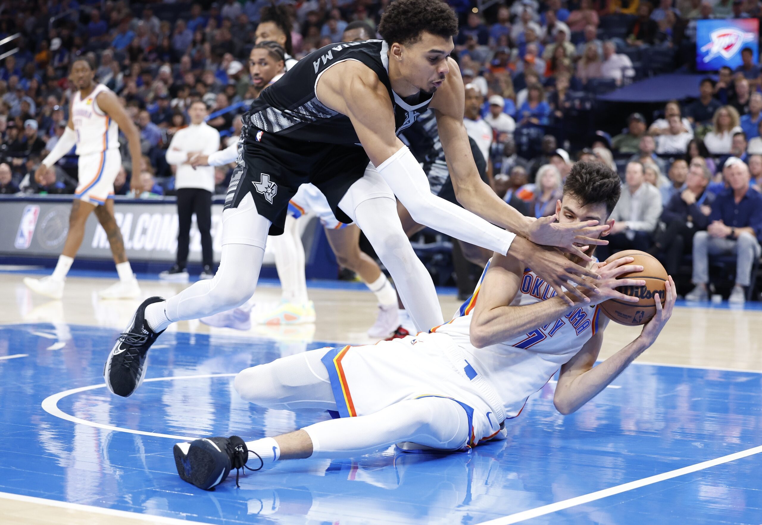 "Also The Favorite To Get Carried By The Refs": NBA Fans Don't Hold Back On Chet Holmgren Being Favored Over Victor Wembanyama In DPOY Odds 3 NBA fans