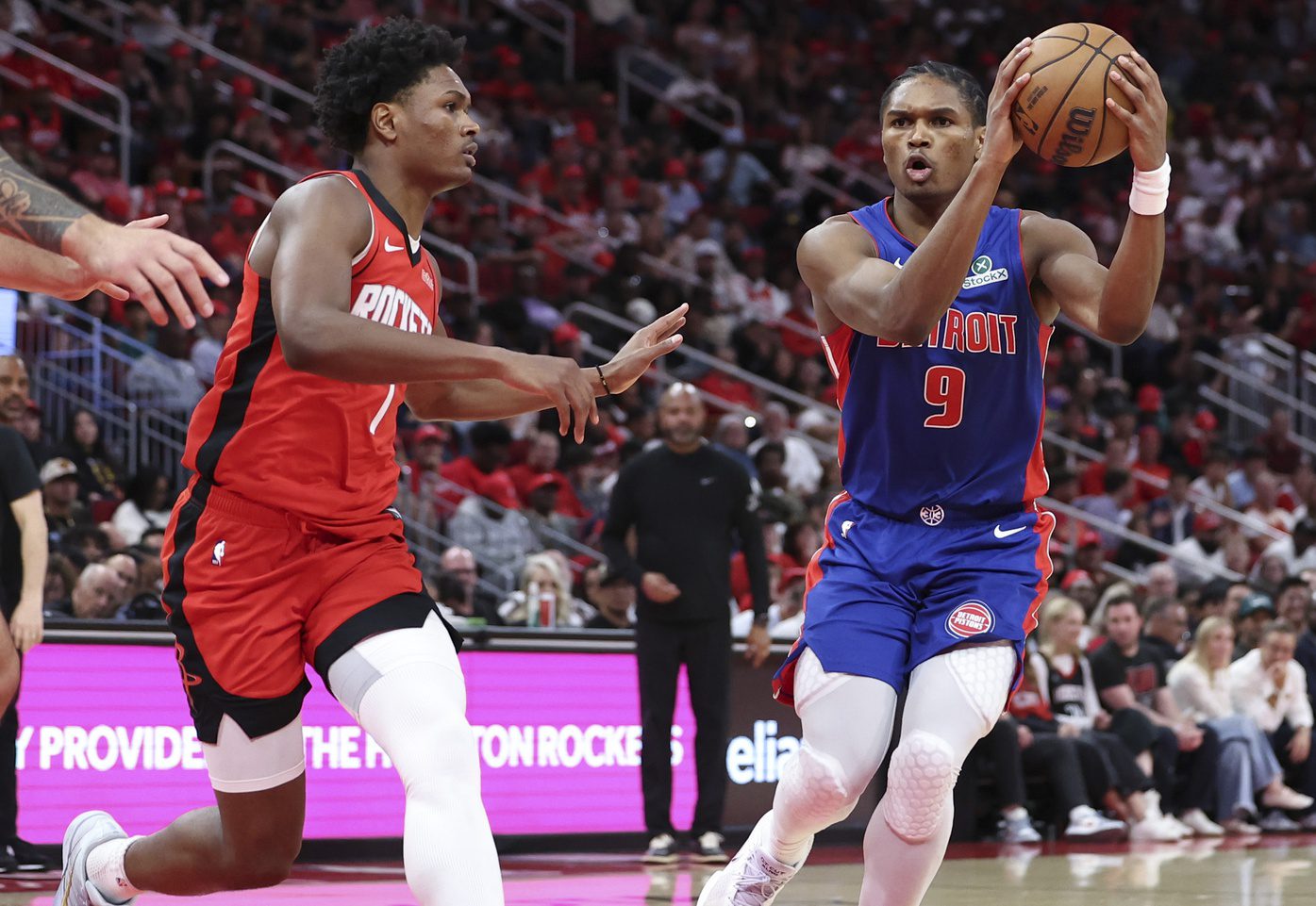 "Ausar Told Y'all That Amen Was Literally The Evil Twin": NBA Fans Throw Opinions On Amen Thompson's Difference With Twin Brother Ausar Thompson In Viral Video Comparison 3 USATSI 27414534 168400517 lowres