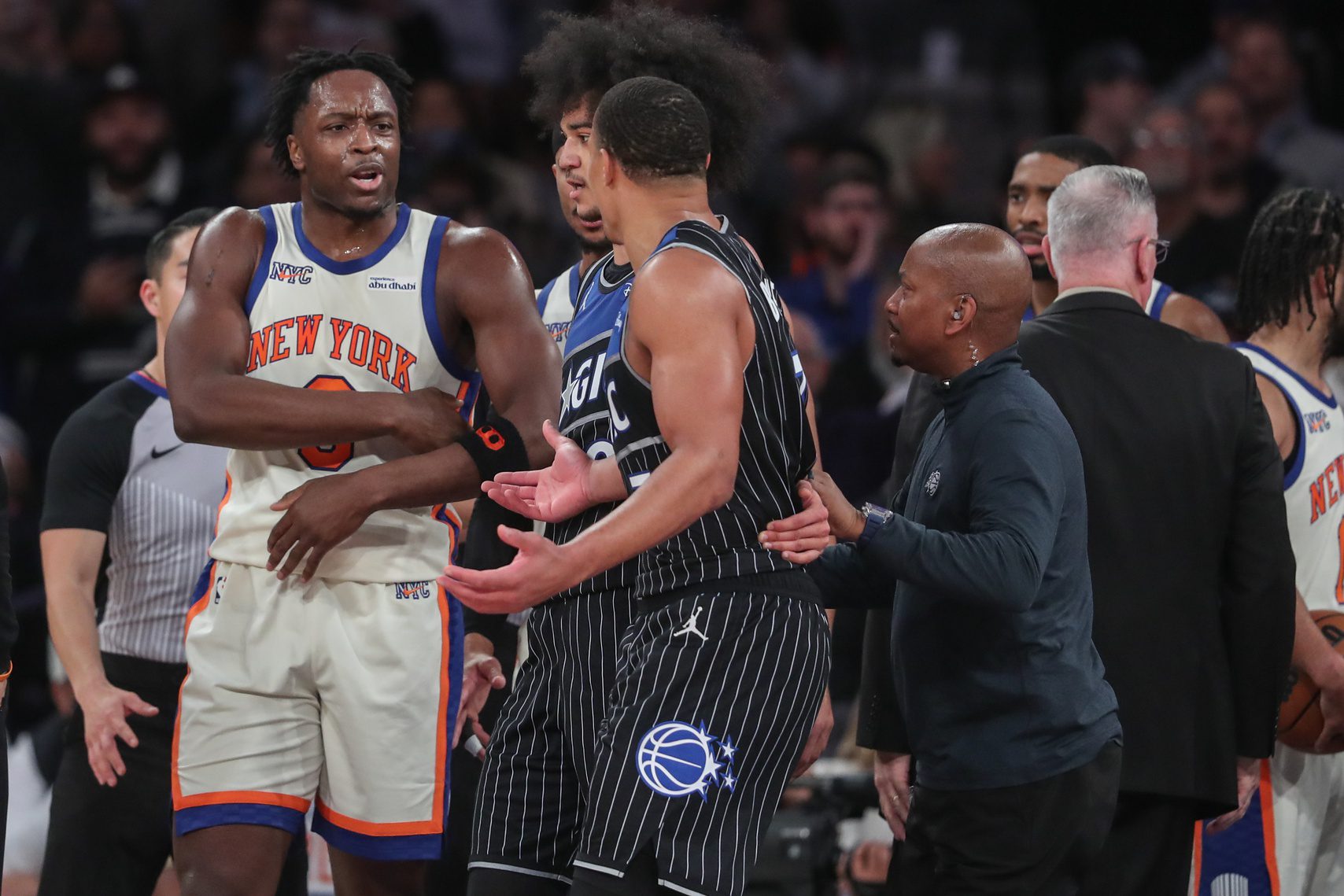 "Bro Prob Got Bullied In Dodgeball As A Kid": NBA Fans Call Out Desmond Bane After Throwing Ball To OG Anunoby In Magic-Knicks Clash 1 USATSI 27766433 168400517 lowres