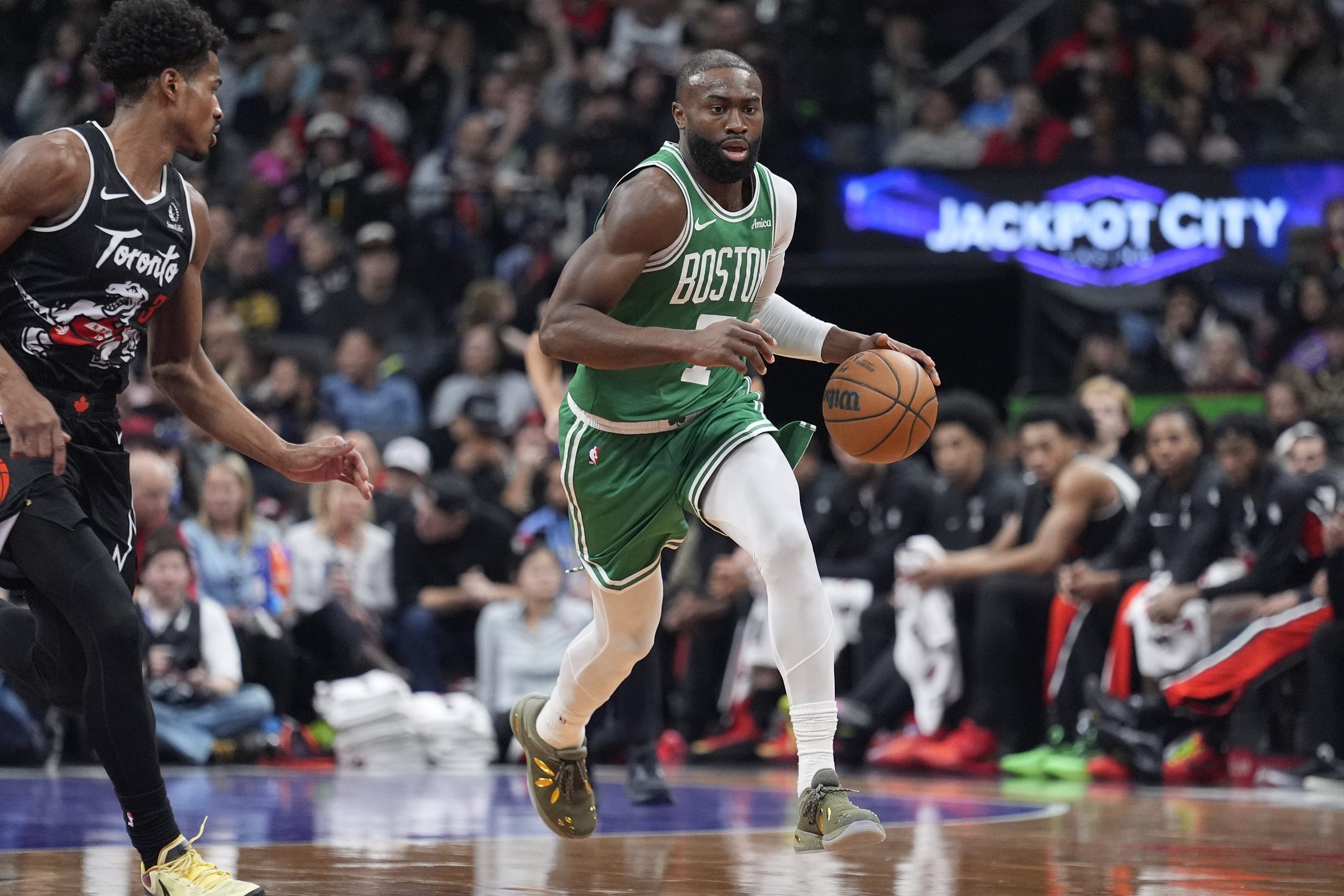 "Called Him Retarded In The Politest Way": NBA Fans Call Out Jaylen Brown's Bizarre Praise Of Scottie Barnes Having 'Extra Chromosome Strength 1 NBA Fans Has Hilarious Takes As A'Ja Wilson Wanting Kids With Bam Adebayo