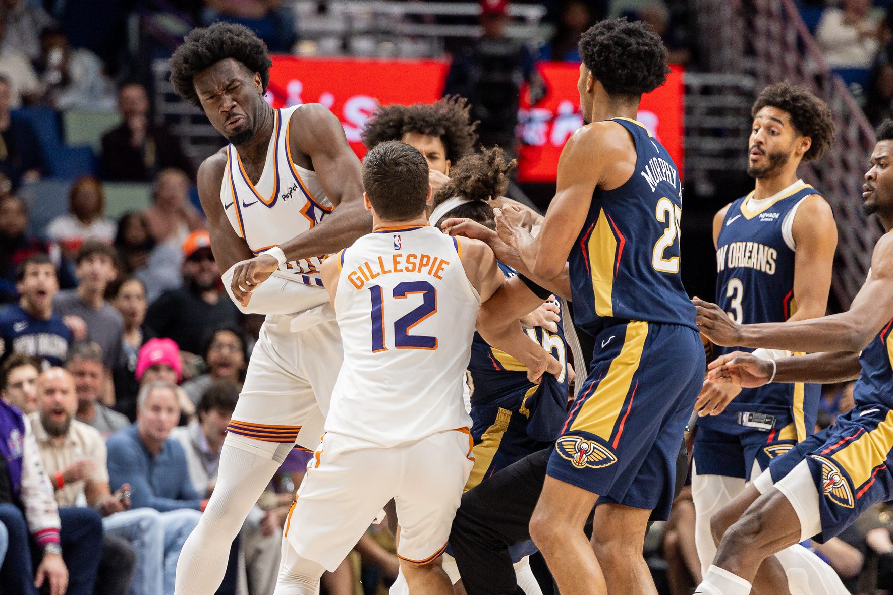 "More Players Should Take Advantage": NBA Fans Question Jose Alvarado's Two-Game Suspension After Punching Mark Williams During Scuffle 2 USATSI 27891505 168400517 lowres