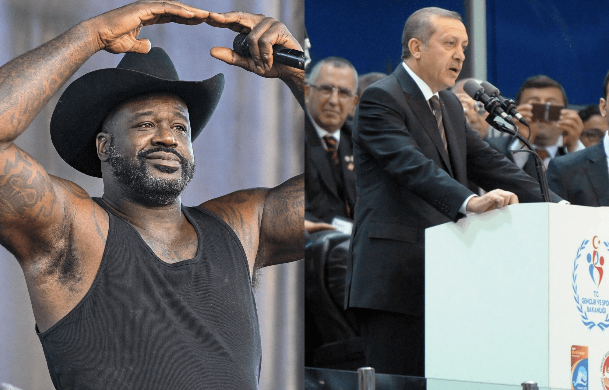 "This Photo Op With The Radical Islamist Terrorist Dictator": NBA Fans Chime In As Shaq Gets Blasted By Enes Kanter After Posing With Turkish President Erdogan 1 NBA Fans Explode After Shaquille O’Neal Meets Turkish President Erdogan. Photo credits: Imagn