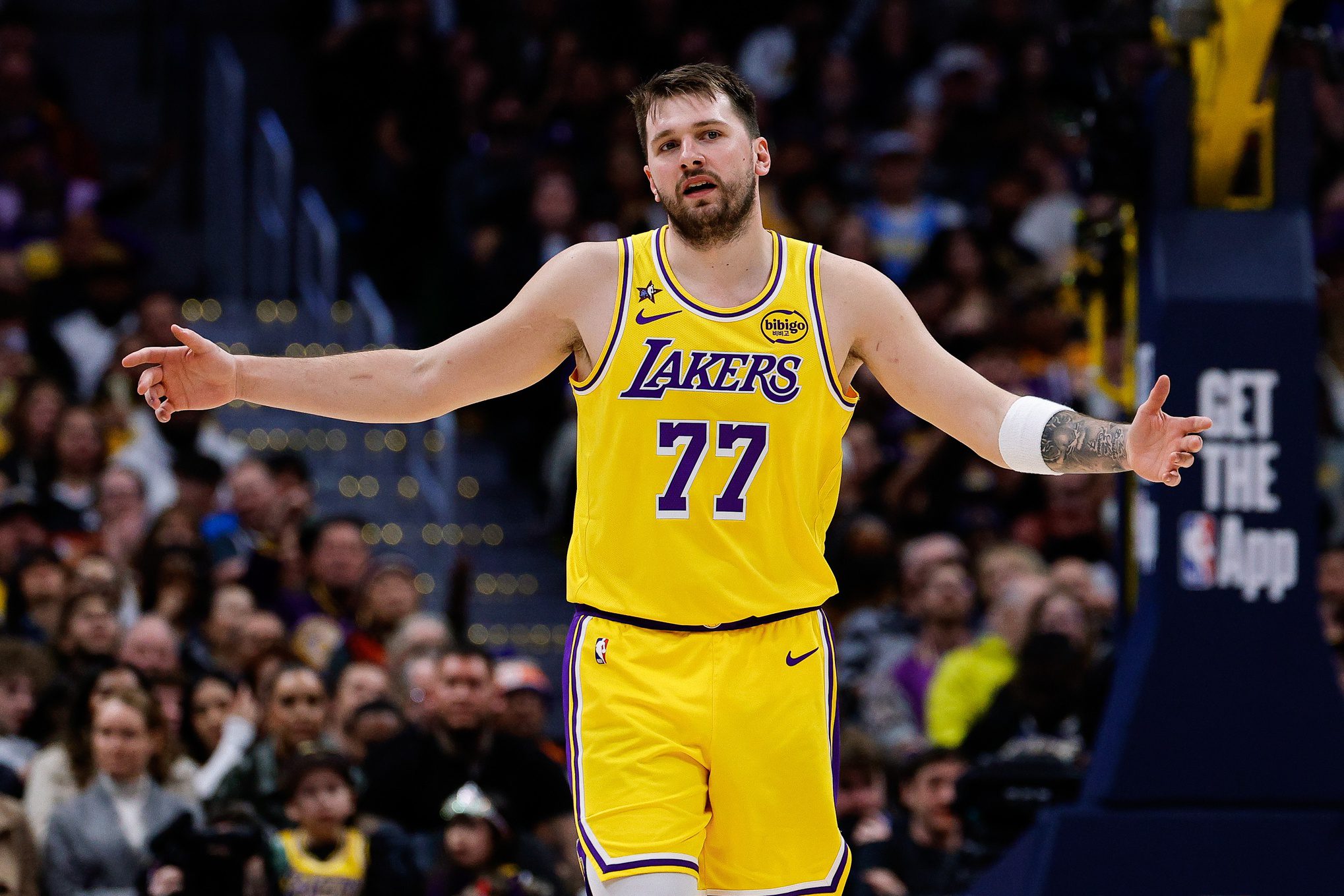 “Nice Spin On The Kid From Akron” : NBA Fans Troll Luka Dončić Over His “Kid From Slovenia” Line After Getting Most All-Star Votes 2 USATSI 28051552 168422142 lowres