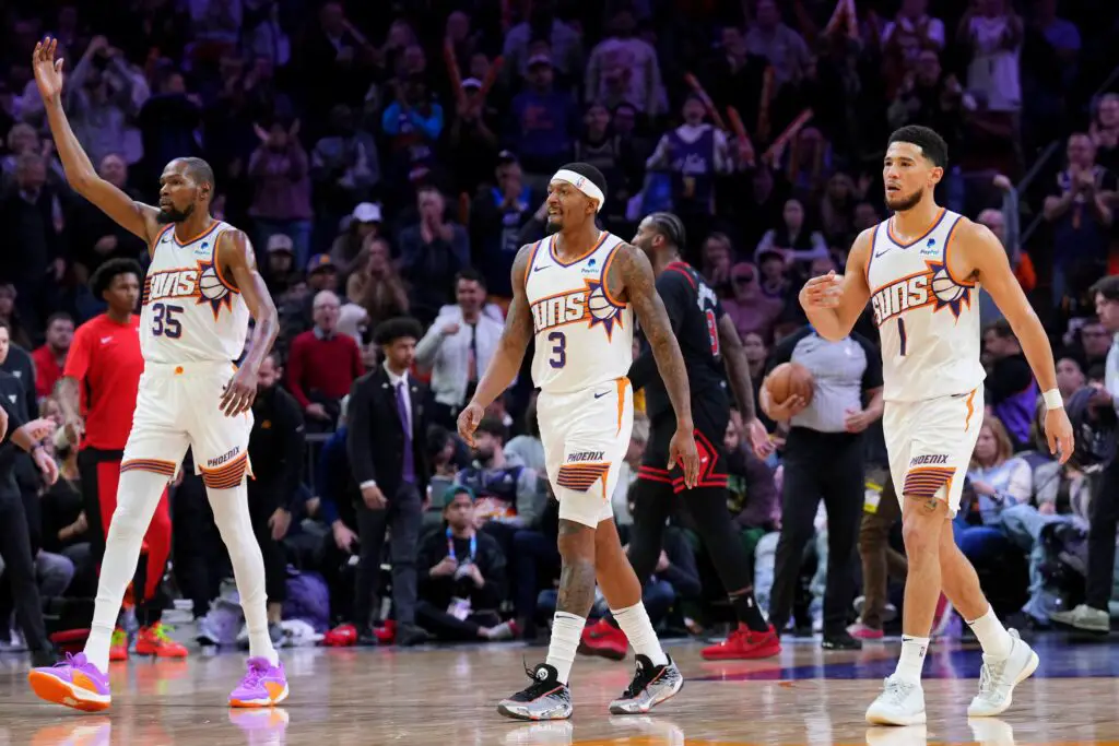 Phoenix Suns Remain Winless in Atlanta Since 2014, Outworked by Hawks in 122-117 Loss Despite 30+ from Durant & Booker 1 Phoenix Suns, Kevin Durant, Devin Booker, Bradley Beal