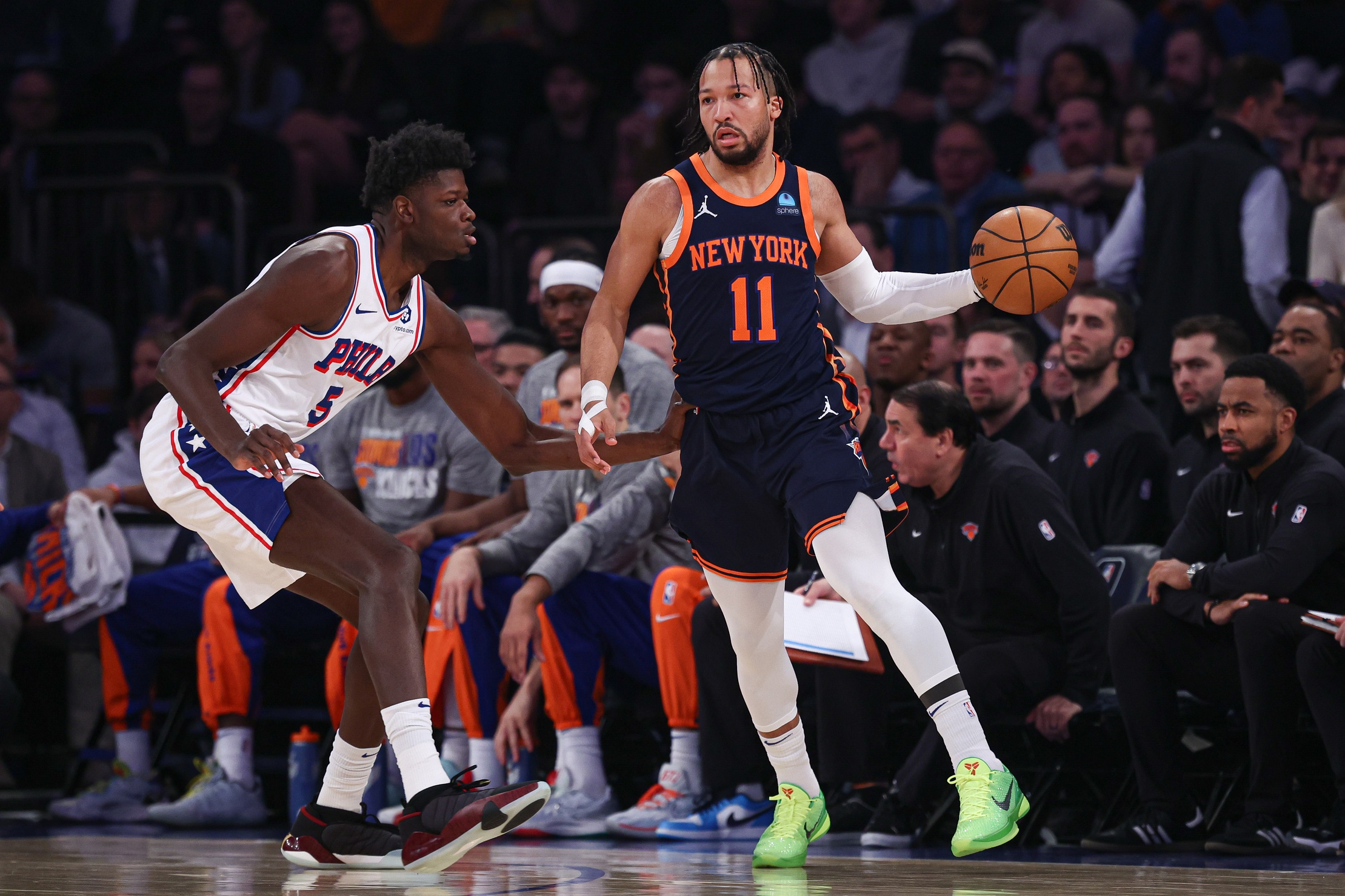 New York Knicks: Jalen Brunson Joins Carmelo Anthony, Patrick Ewing In ...