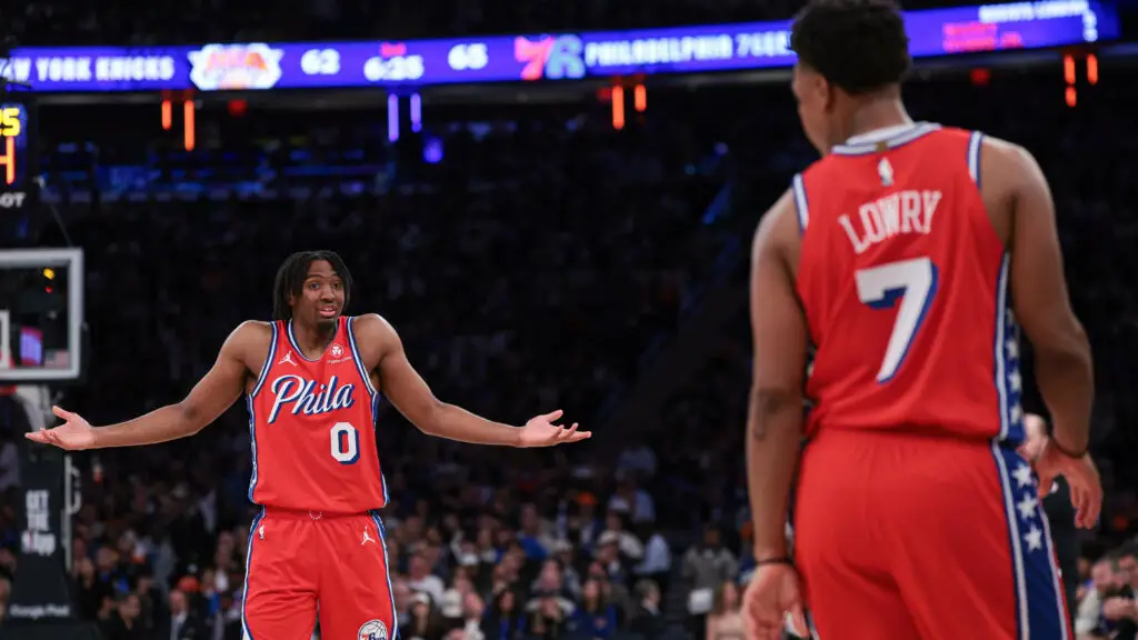 Philadelphia 76ers: Tyrese Maxey’s Comforting Message to Joel Embiid After Miracle Comeback vs New York Knicks philadelphia 76ers tyrese maxey