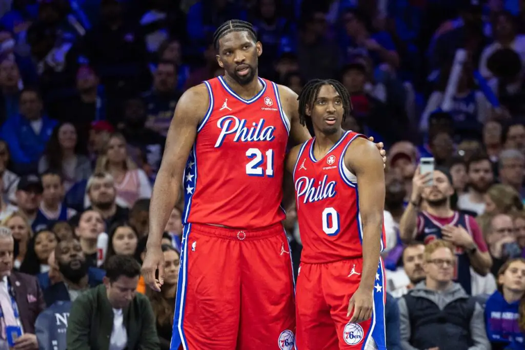 Philadelphia 76ers’ Tyrese Maxey Issues Heartfelt Promise to Joel Embiid: ‘I’m Not Going to Let You Down’ Philadelphia 76ers, Tyrese Maxey, Philadelphia 76ers news, New York Knicks, NBA Playoffs, NBA Playoffs news