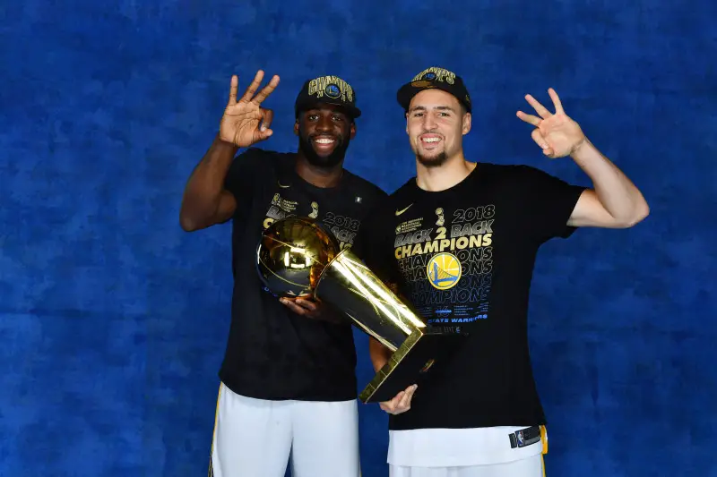 golden state warriors draymond green klay thompson